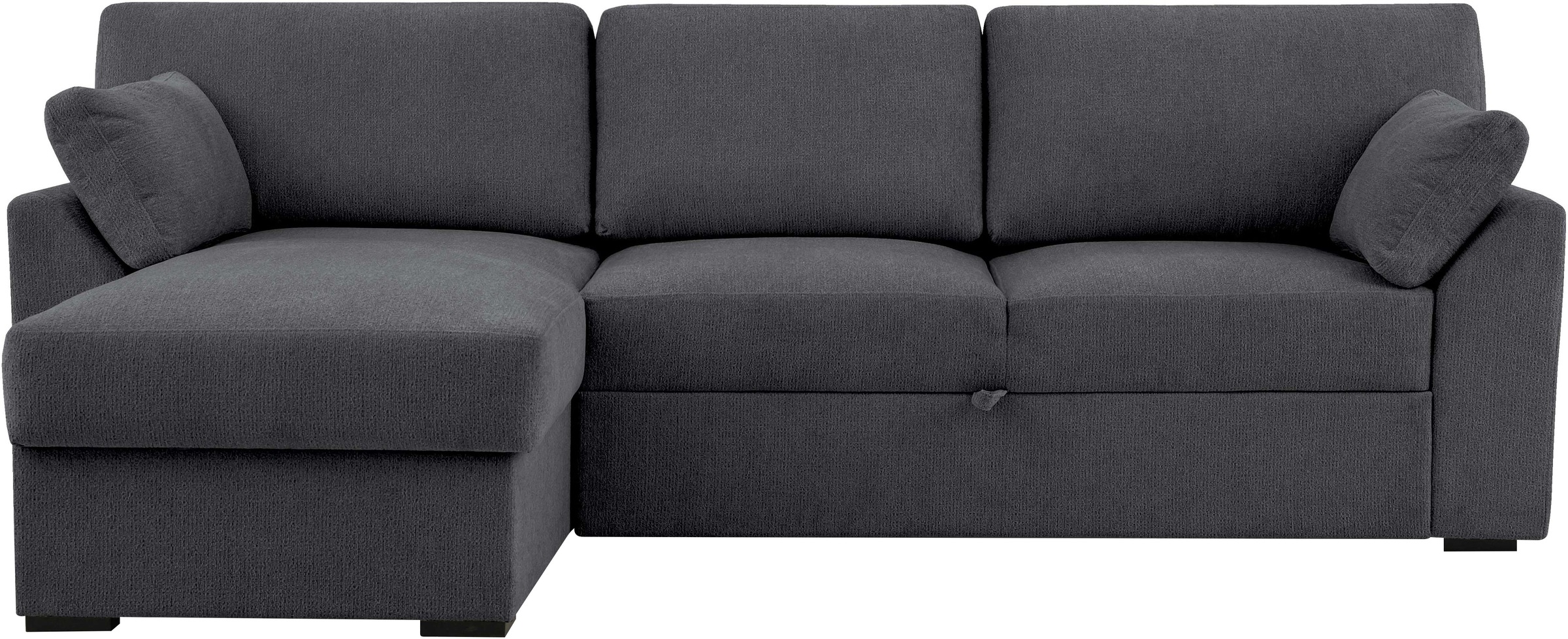 Home affaire Ecksofa "Citry", Breite 246 cm, Chenille, Bettfunktion, Bettka günstig online kaufen