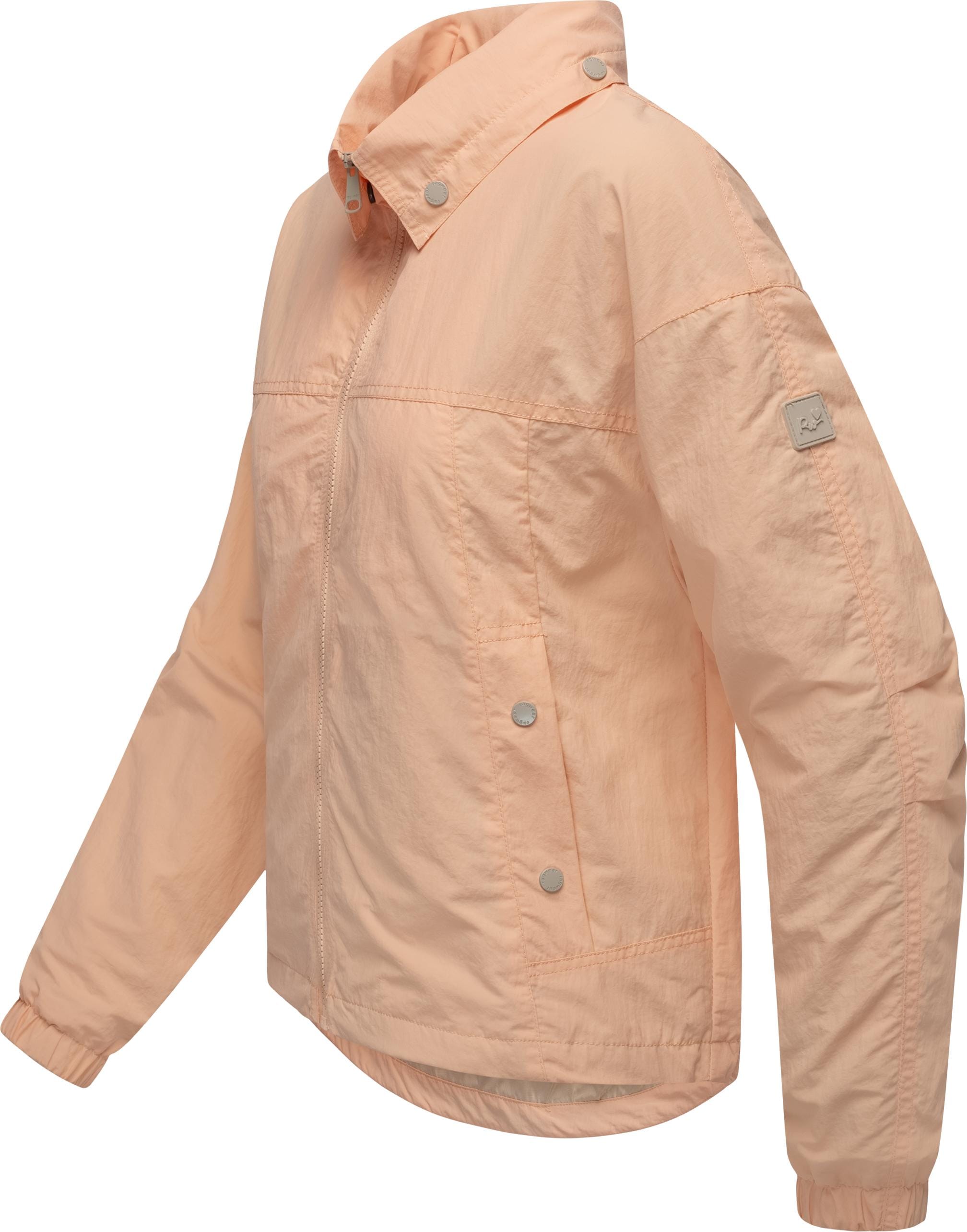 Ragwear Outdoorjacke »Cerys«, mit Kapuze, kurze Damen Übergangsjacke mit verstaubarer Kapuze