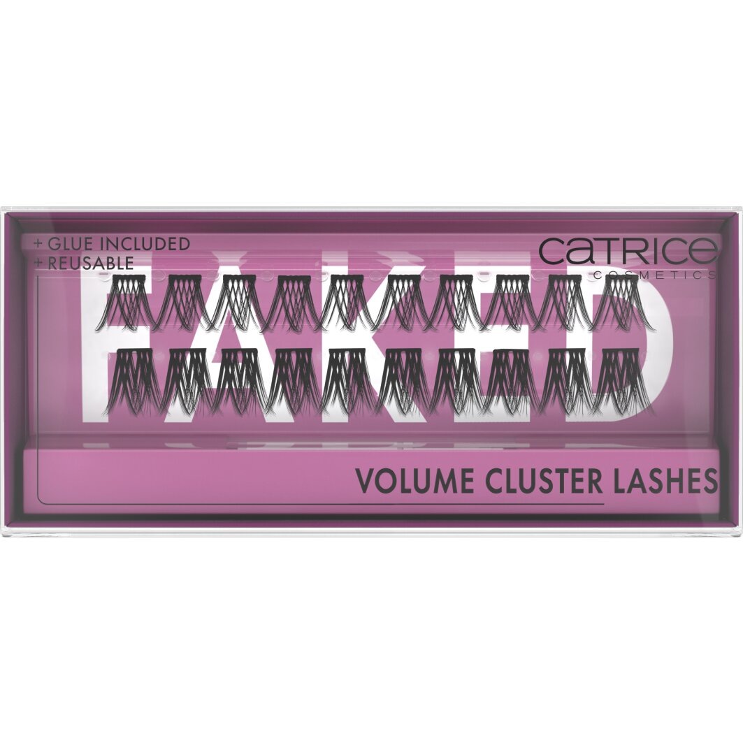 Catrice Einzelwimpern »Faked Volume Cluster Lashes«, (Set, 3 tlg.)