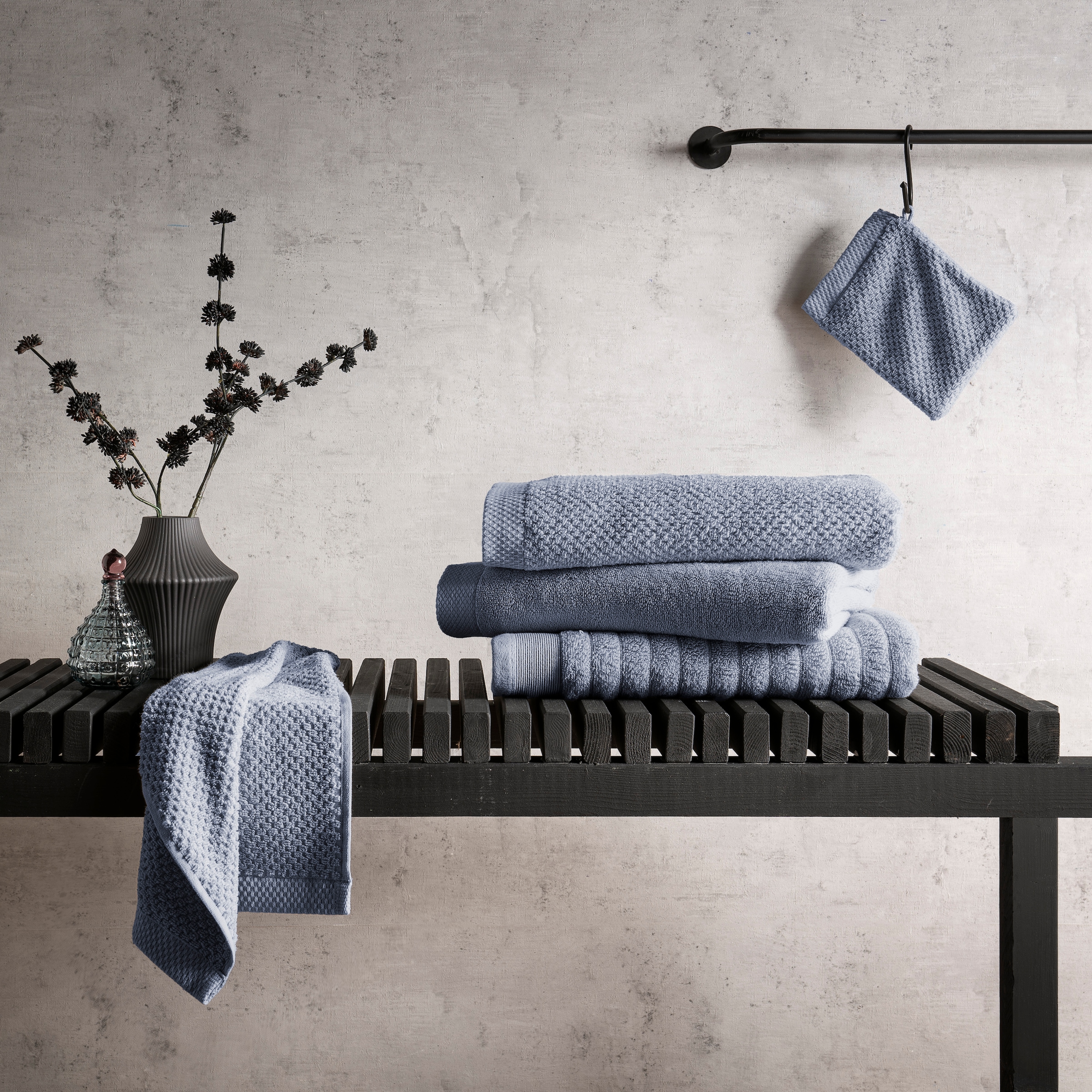 Heckett & Lane Handtücher »Heckettlane Handtuch Grant« Handtücherset aus hochwertige Baumwolle, 650gr/m²