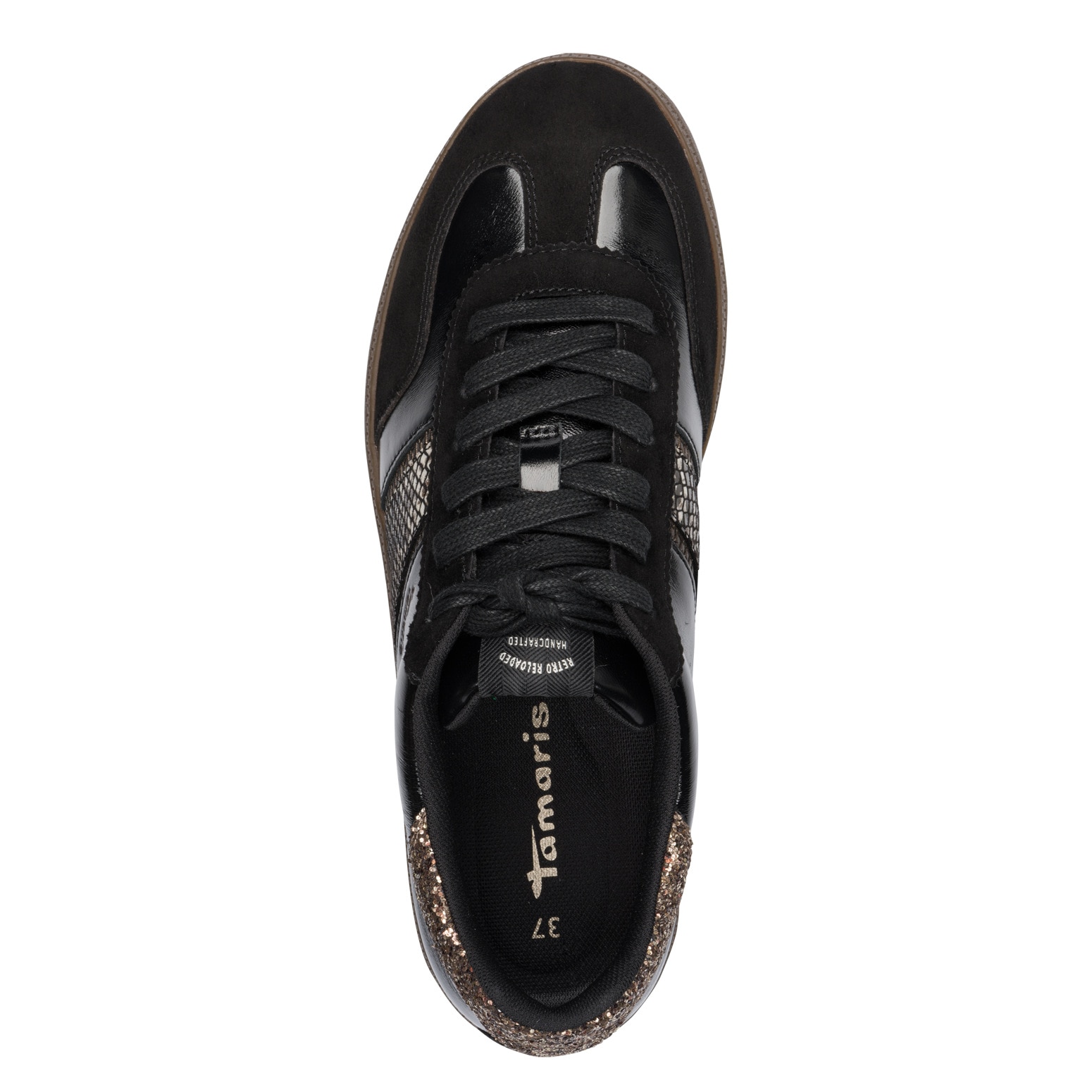 Tamaris Sneaker, Freizeitschuh, Halbschuh, Schnürer mit gepolstertem Schaftrand