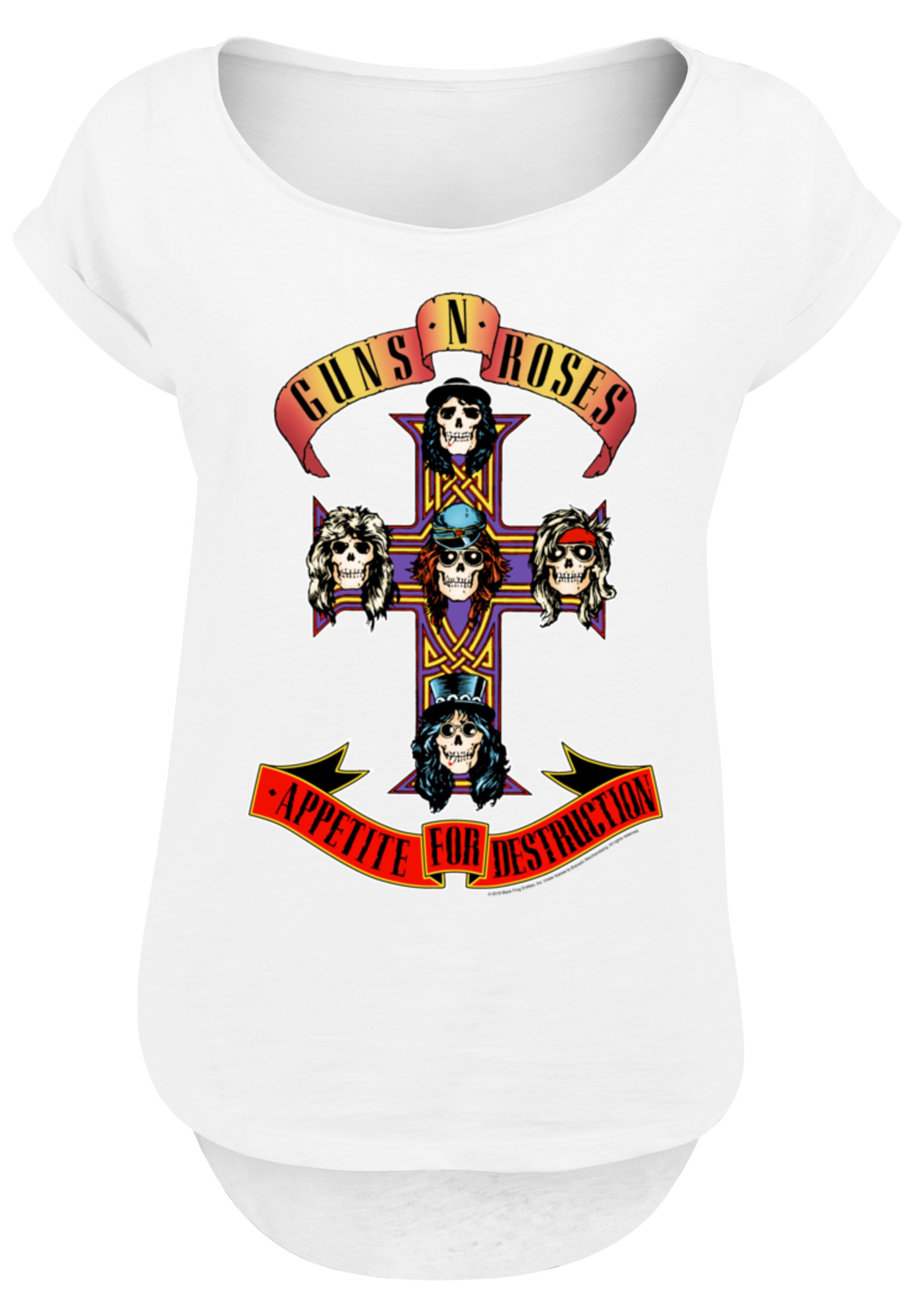 F4NT4STIC T-Shirt »Guns 'n' Roses Band Appetite For Destruction«, Print