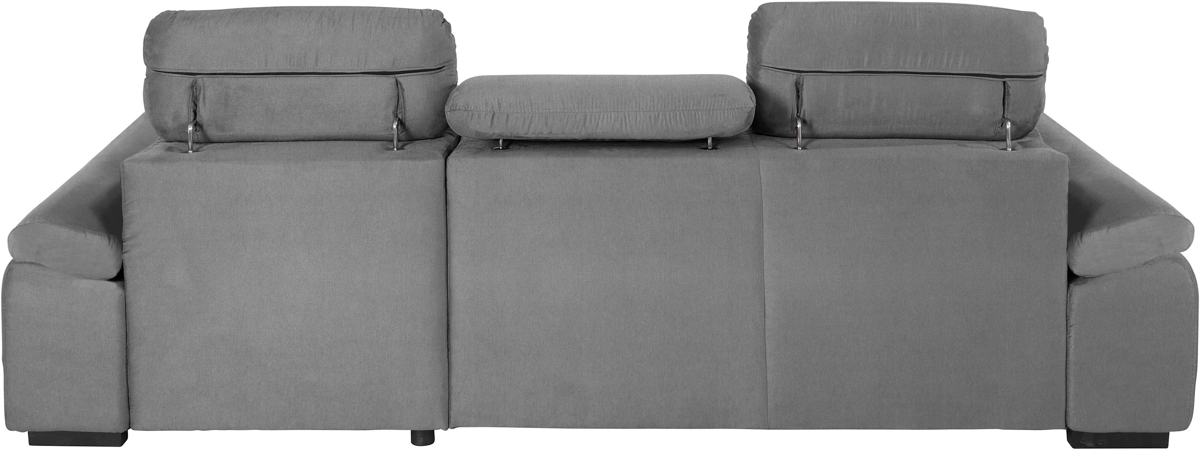 COTTA Ecksofa »Lola L-Form mit Kopfteilfunktion & Hocker«, (Set, mit Hocker), wahlweise mit Bettfunktion, Bettkasten & Armteilverstellung
