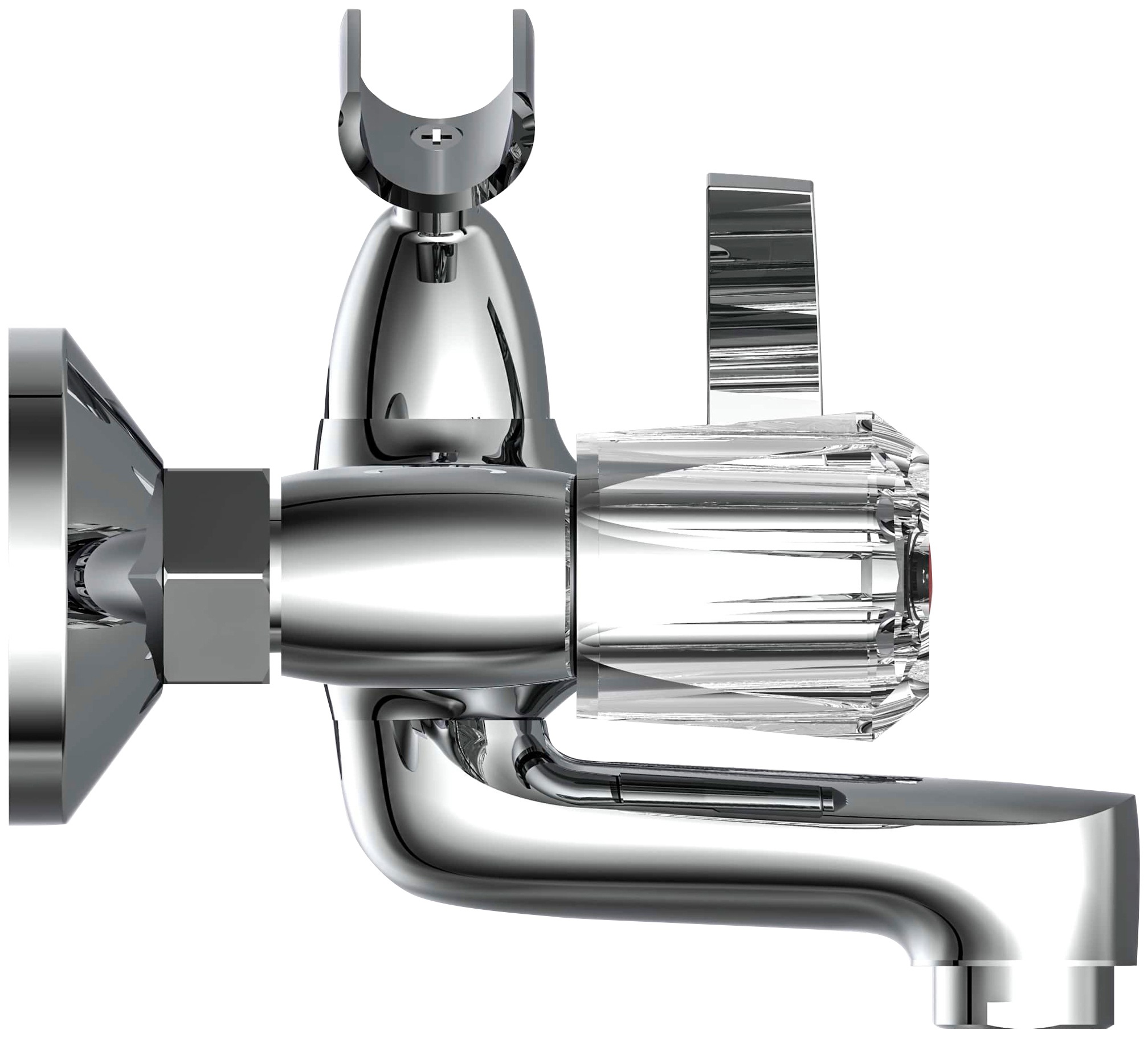 Thumbnail - Schütte Wannenarmatur "Savino" Mischbatterie Badewanne, Wasserhahn Bad, Wannenarmatur in Chrom