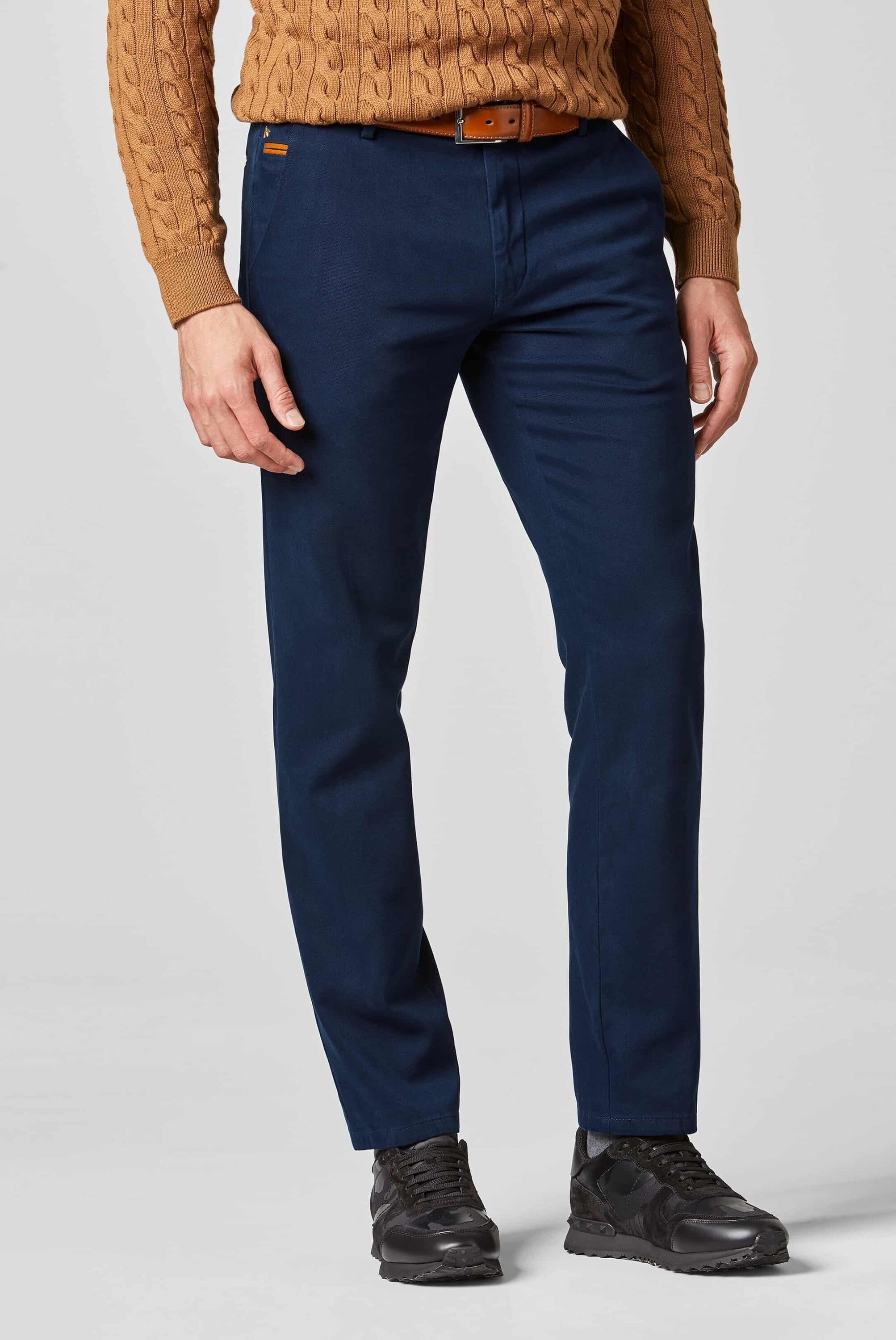 MEYER Chinos "Bonn" Super-Stretch Winter Twill, mit Stretch-Dehnbund günstig online kaufen