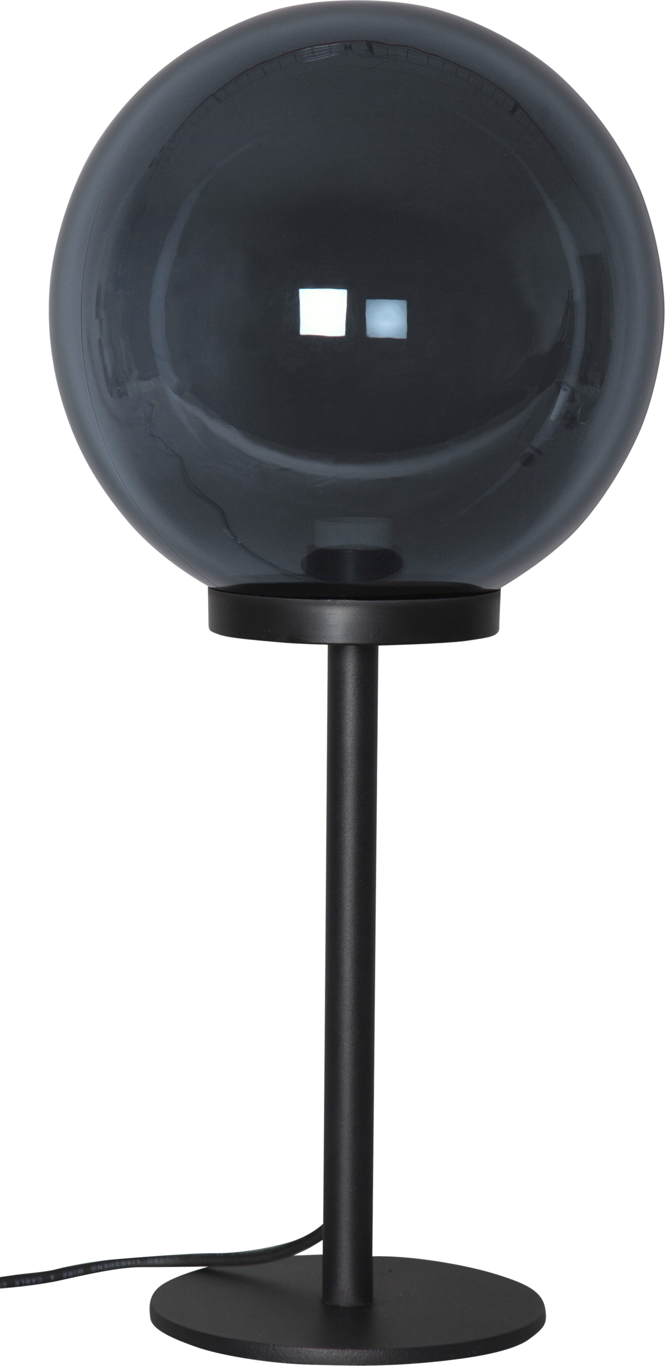 Parforce Traditional Hunting Außen-Stehlampe "Tischleuchte Orby" E27 1 Stk. rauchfarbener Kugelschirm, E27-Fassung ohne Leuchtmittel, max 25 W