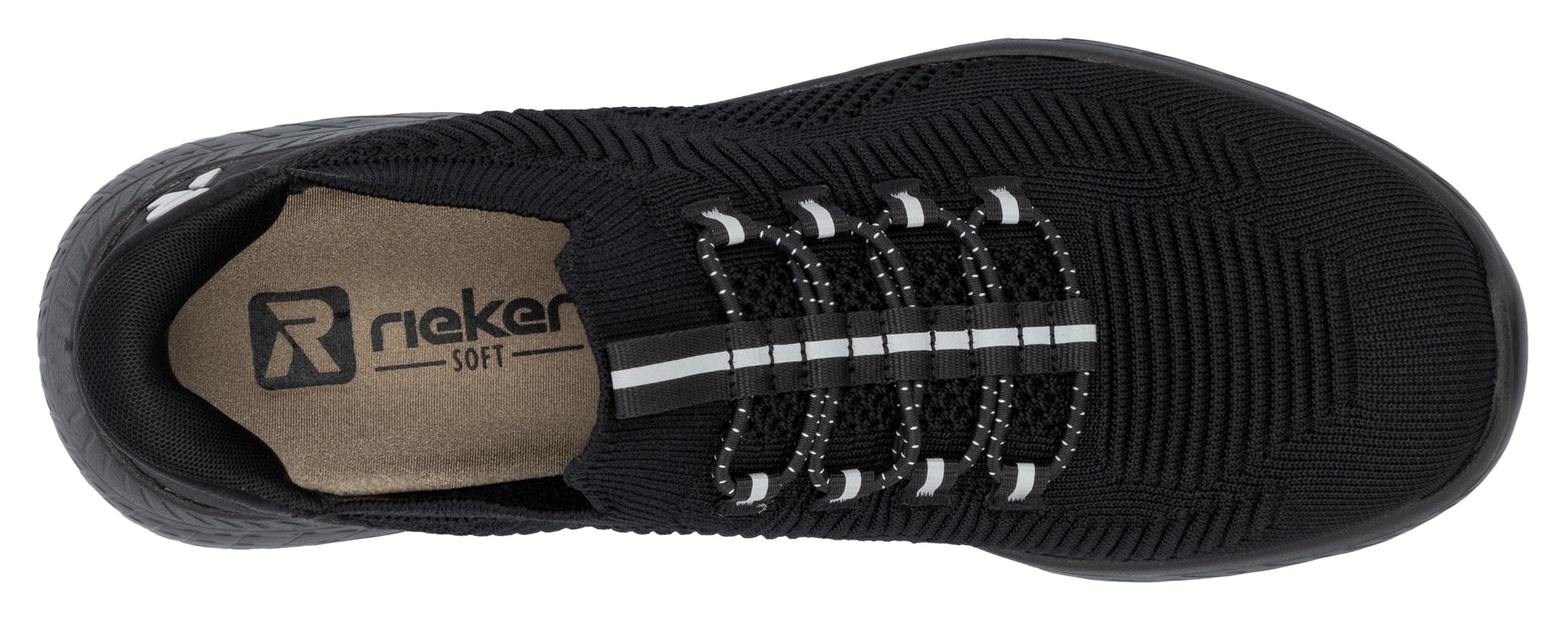 RIEKER Sport Slip-On Sneaker »Ready2GO«, Halbschuh, Freizeitschuh, Slipper mit MemoSoft-Innensohle
