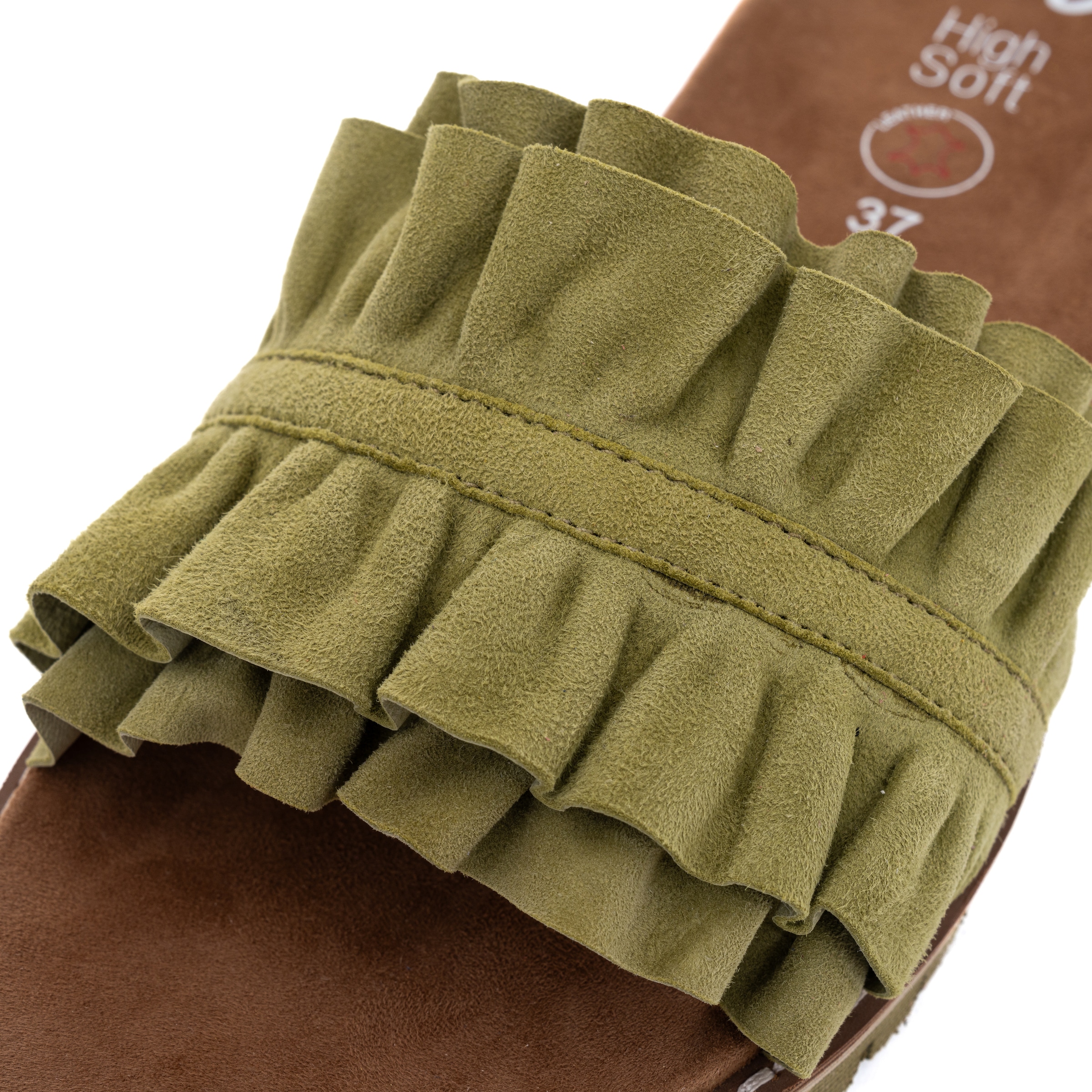 Ara Pantolette »KENT«, Slides, Flats, Sandale mit geraffter Bandage