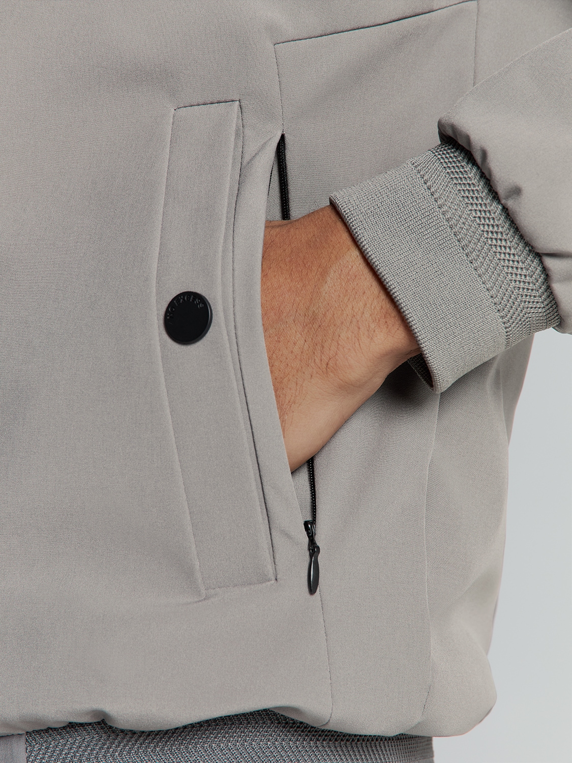 NO EXCESS Kurzjacke »No Excess Jacke Short Fit Jacket Short Fit Clean Soft«