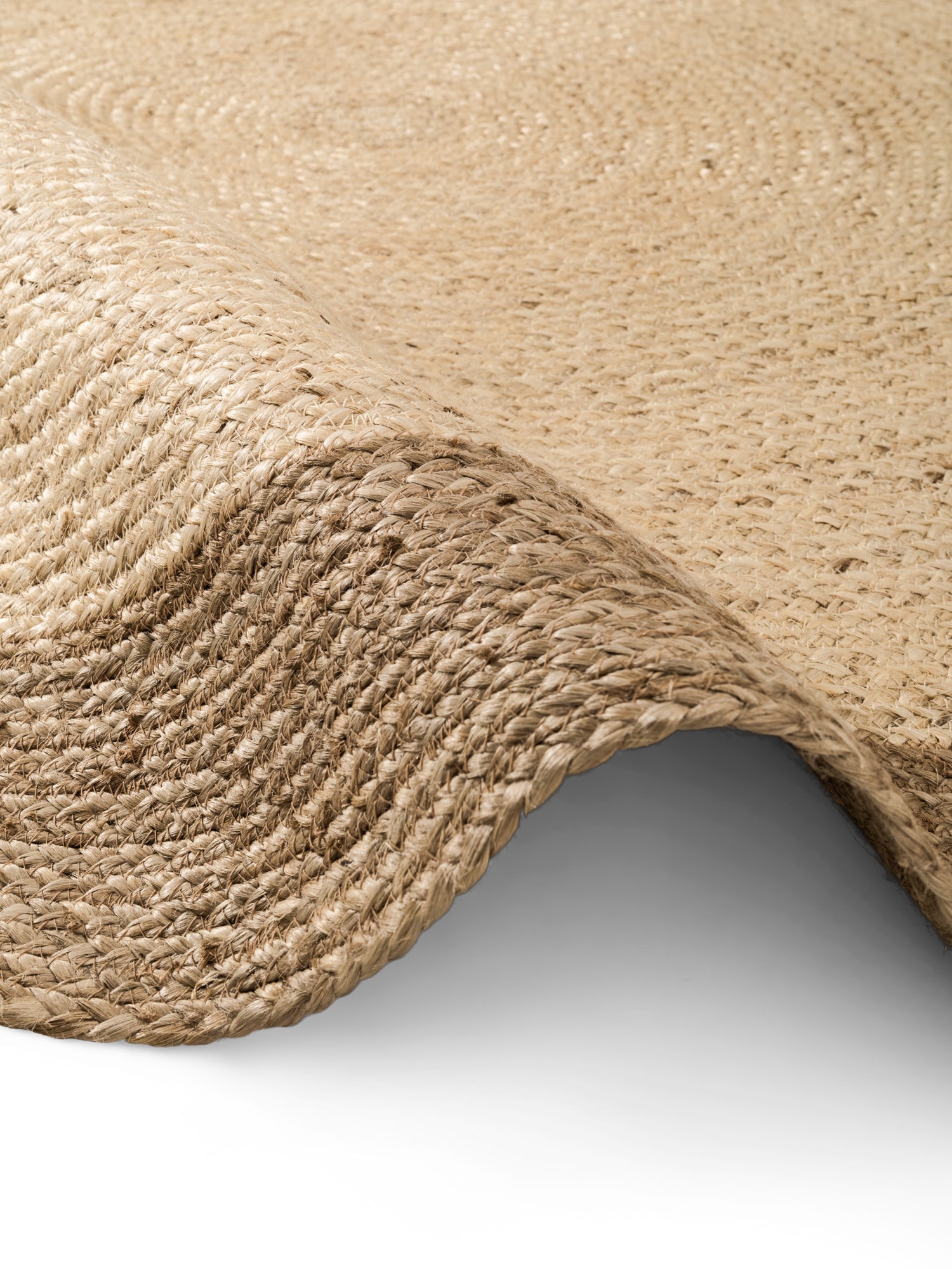 HANSE Home Teppich »Jutta Juteteppich«, rund, 9 mm Höhe, 100% Jutefaser, Natur, Wohnzimmer, Esszimmer, Flur, Boho, Skandi