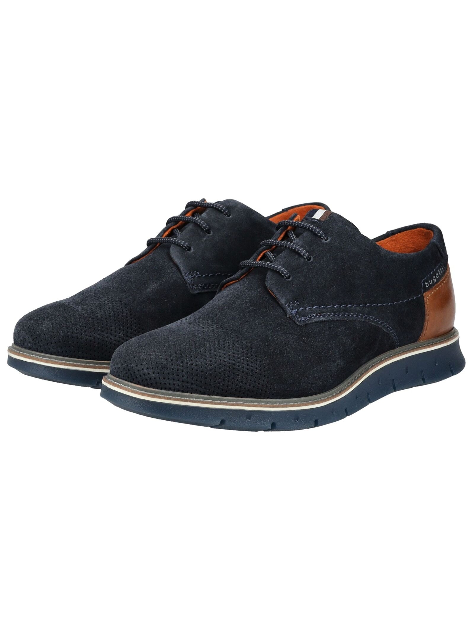 bugatti Schnürschuh »bugatti Halbschuhe Veloursleder«