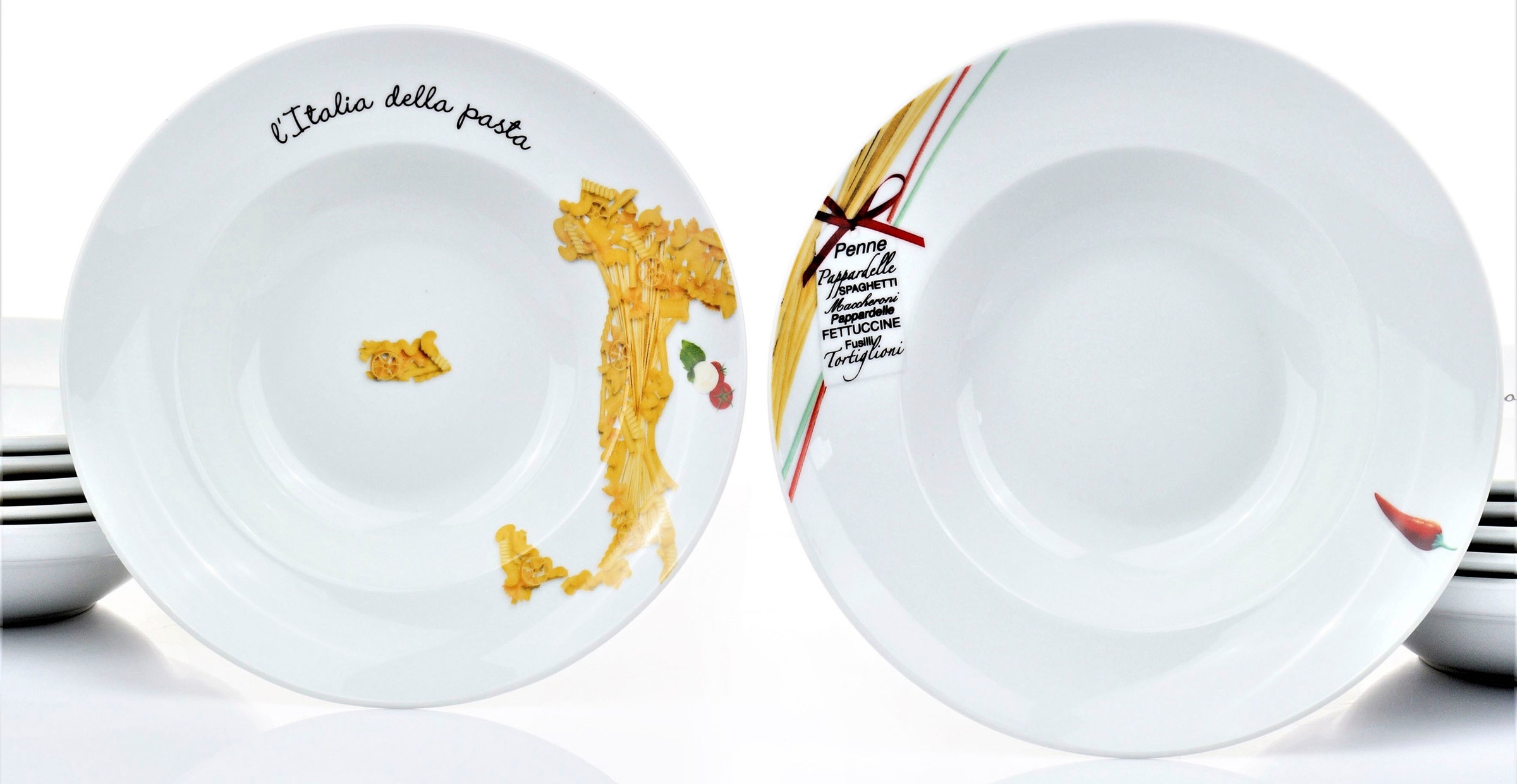 RETSCH ARZBERG Pastateller "Italia", 27cm, weiß, Speiseteller, Porzellan