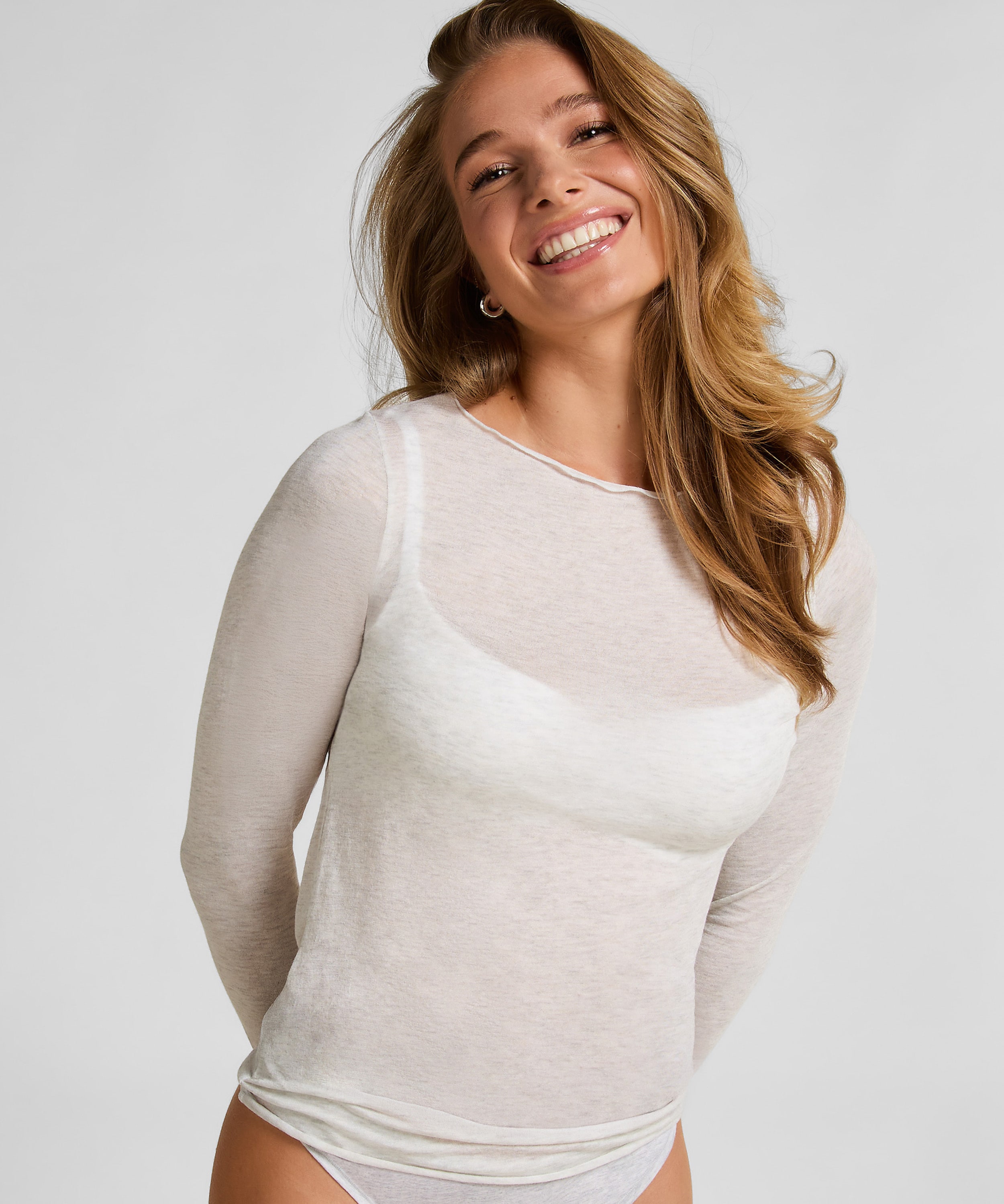 Hunkemöller Pyjama "super soft Boatneck shirt with Cashmere"