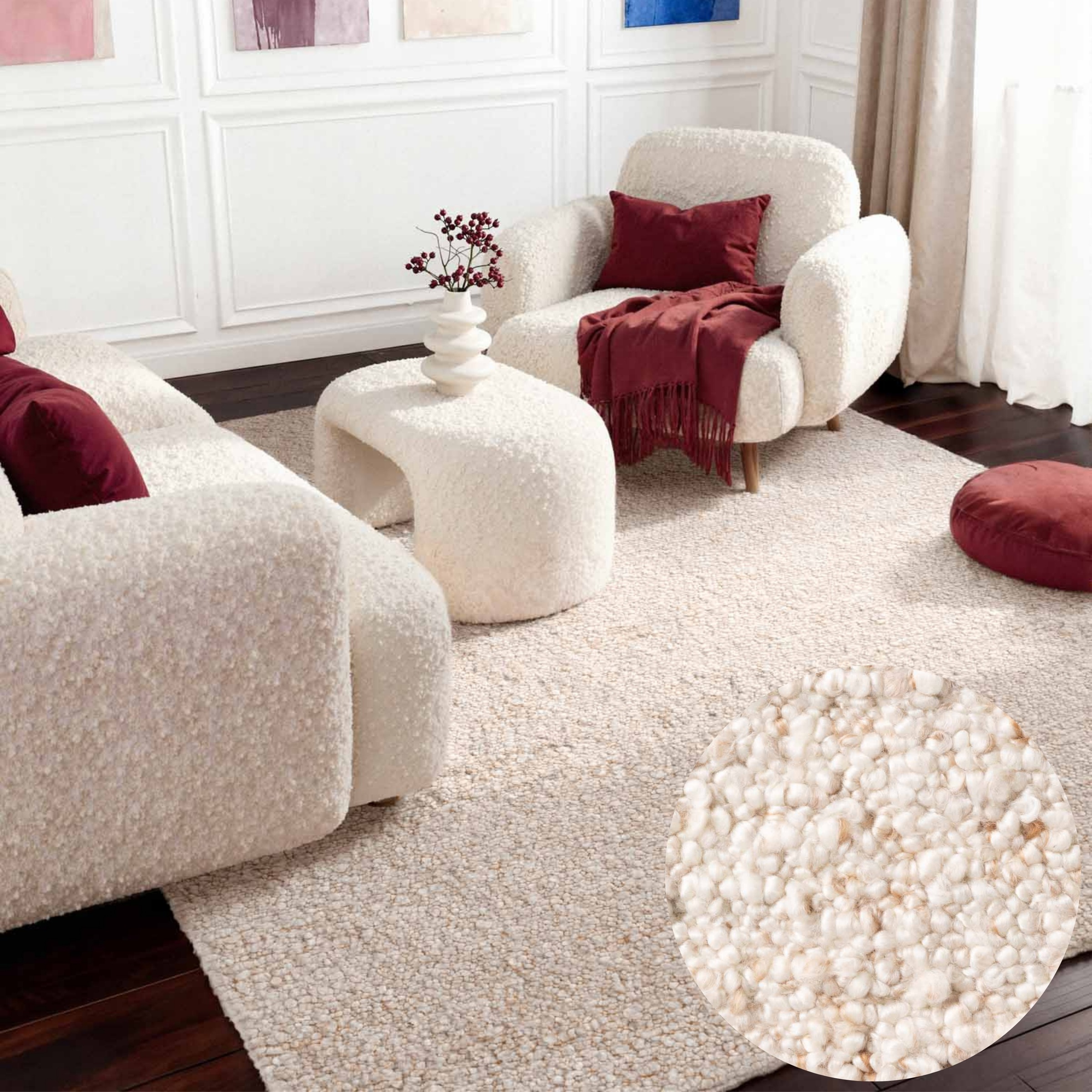 Ted Baker Teppich "Soft Bouclé Portobello, auch als Läufer" rechteckig 10 m günstig online kaufen