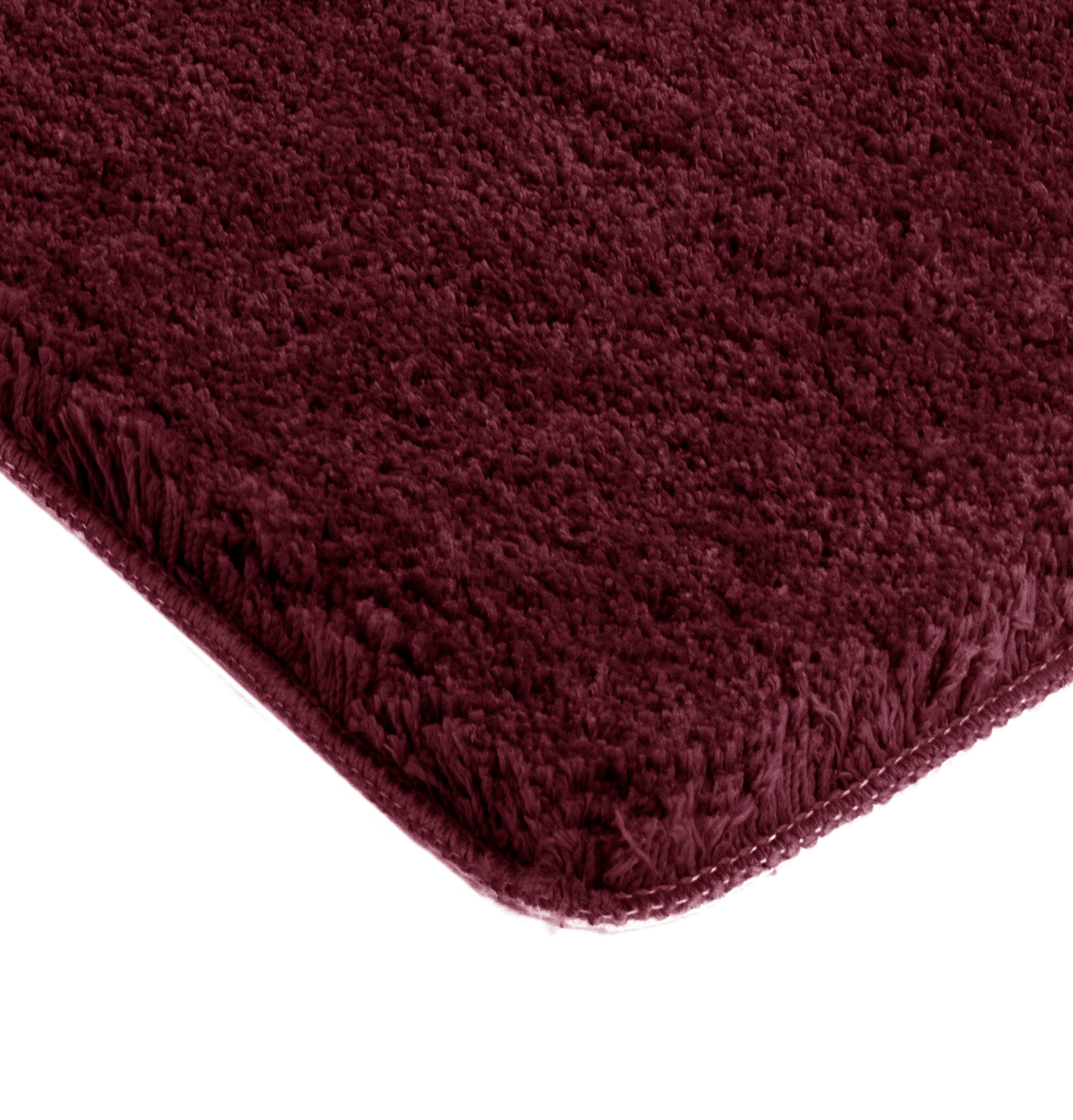 my home Badematte »Sanremo, Badvorleger, Badezimmer Teppich, sehr weich«, rutschhemmend beschichtet, fußbodenheizungsgeeignet-schnell trocknend, Badteppich, unifarben, rechteckig, rund & als 3-tlg. Set erhältlich