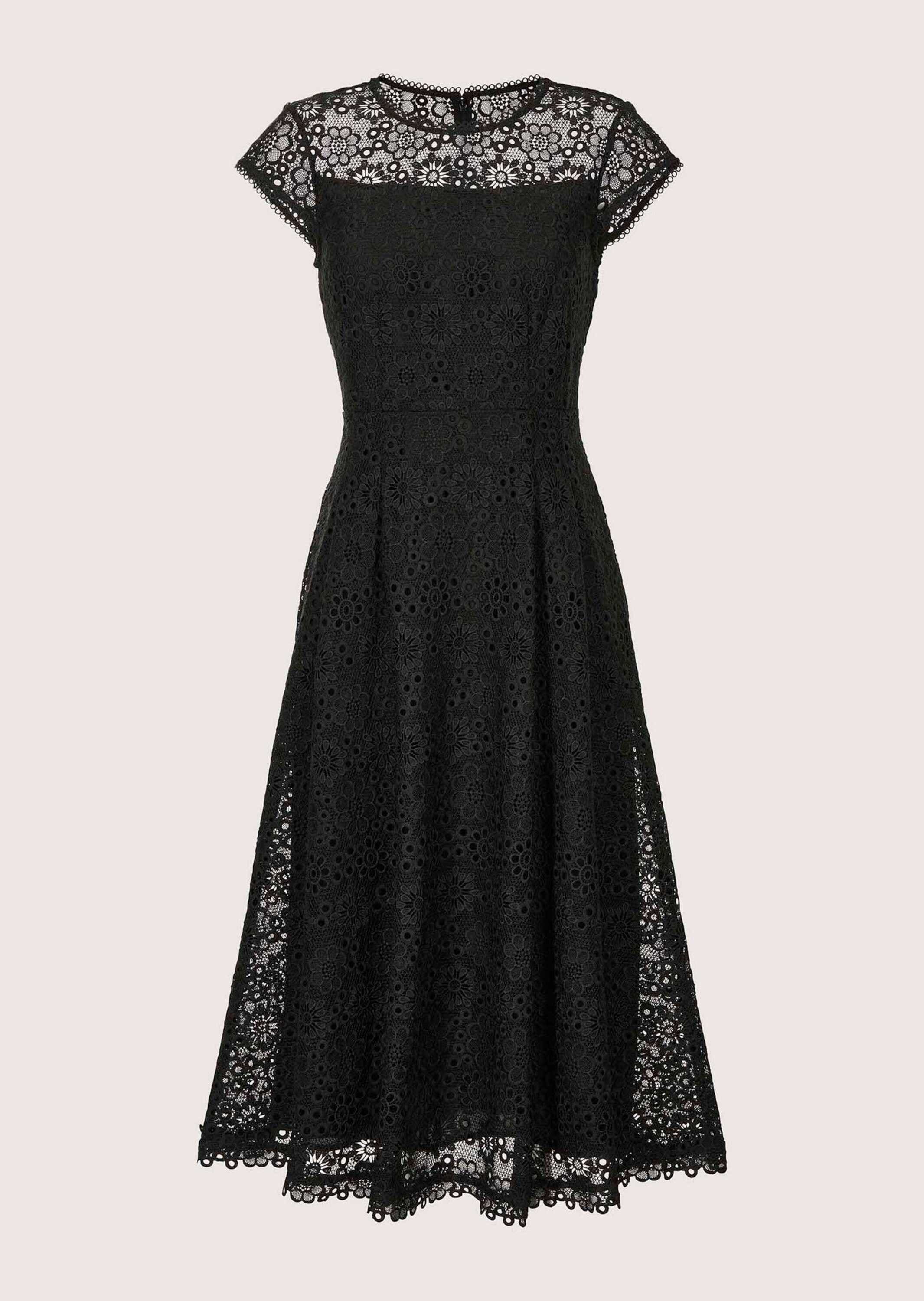 MADELEINE Midikleid "Kleid Ärmelloses Spitzenkleid mit Bindeband und weitem günstig online kaufen