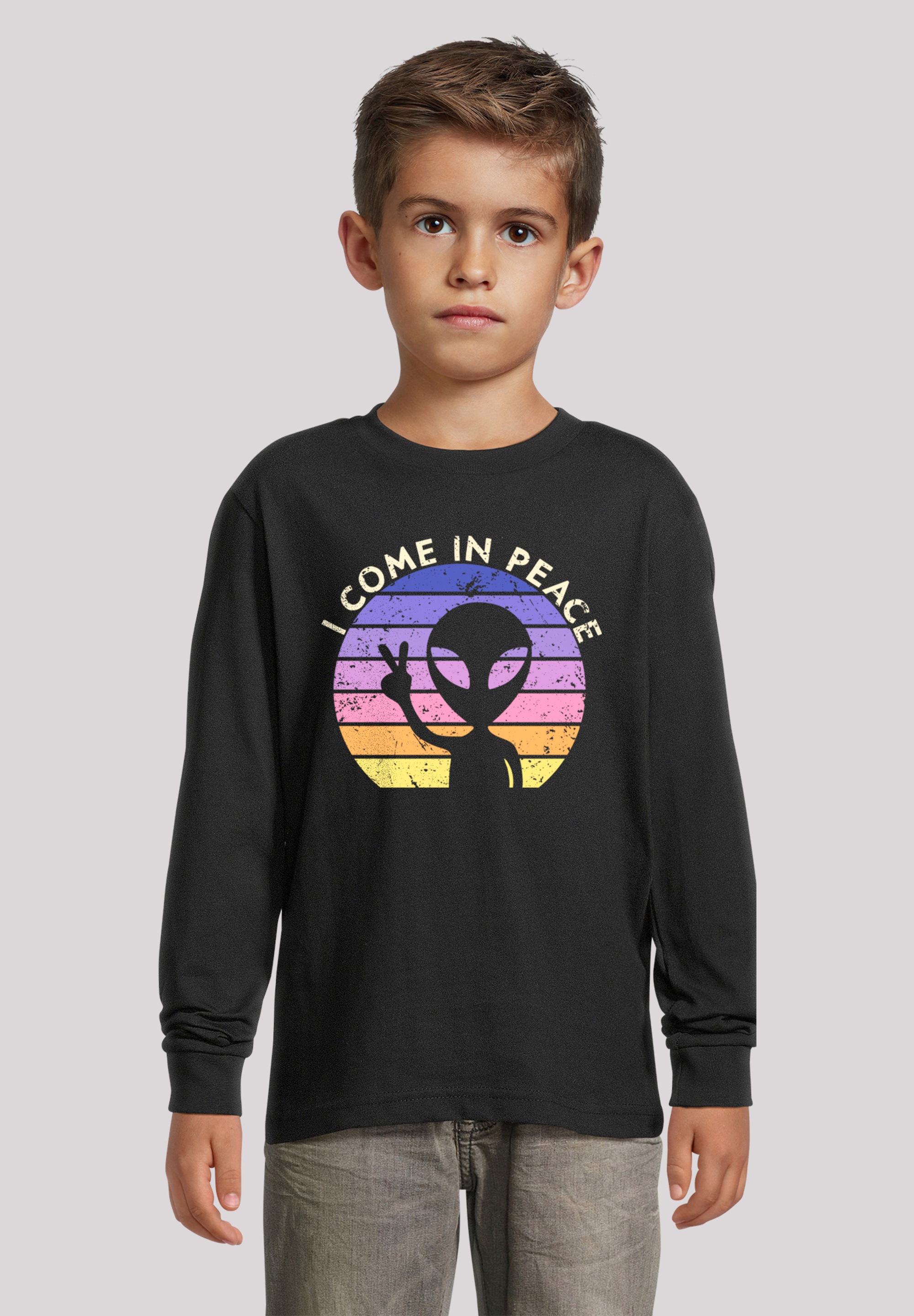 F4NT4STIC Marškinėliai »Alien Peace Sunset« Prem...