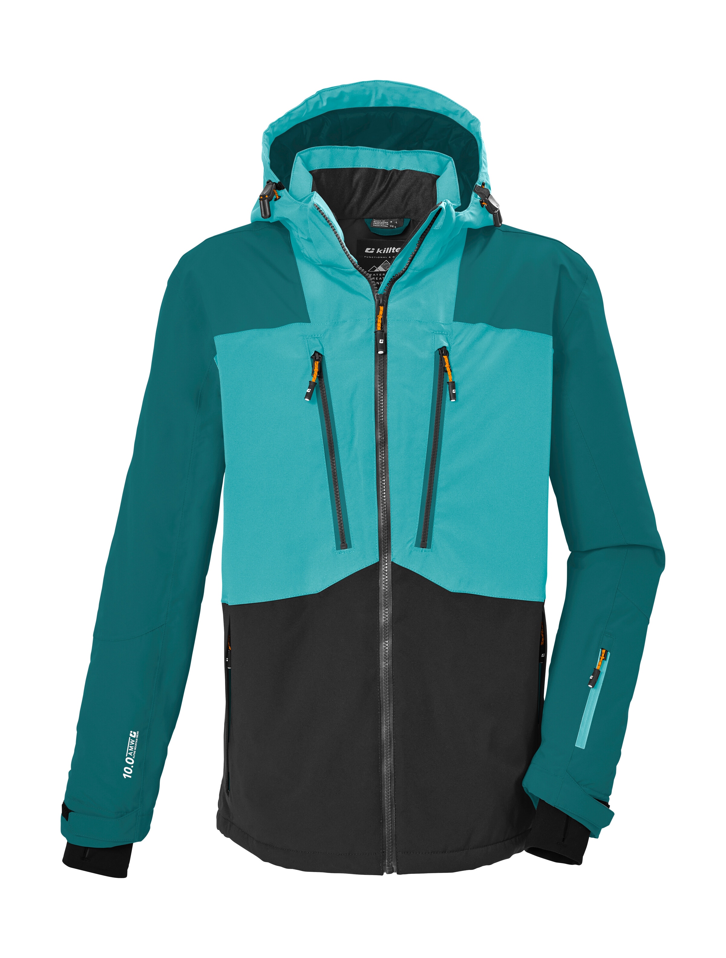 Killtec Skijacke »KSW 505 MN SKI JCKT« Atmungsaktiv, wind- und wasserdicht, verstellbarer Schneefang