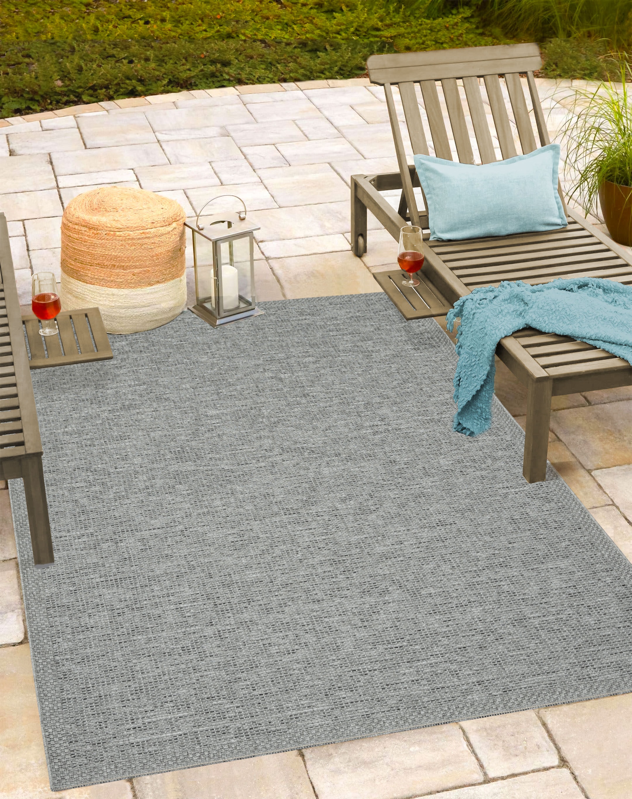 the carpet "Calgary" rechteckig 1 mm Höhe moderner robuster In und Outdoor Teppich