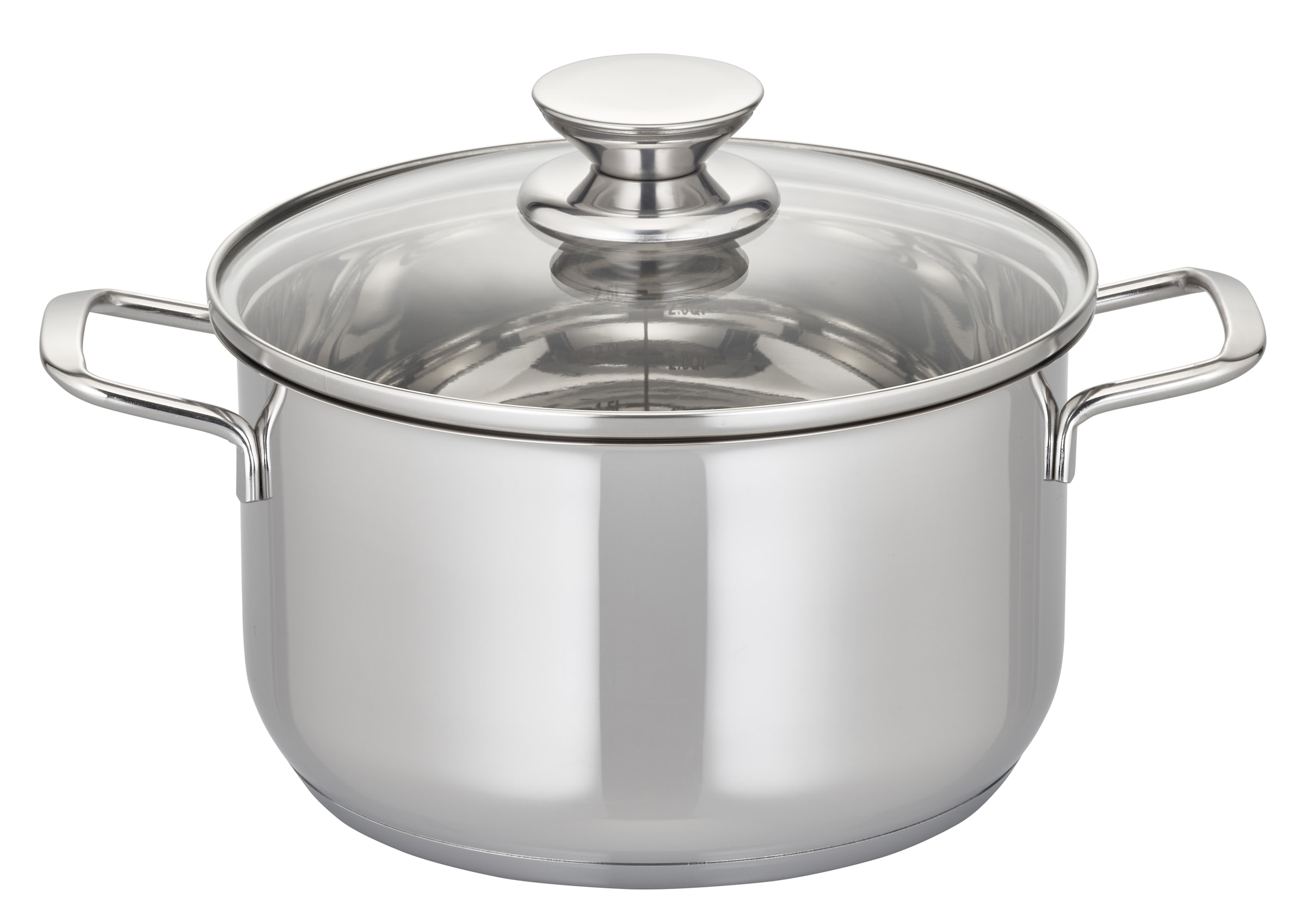 Elo Topf-Set »Elo Therm Topfset 5-teilig«, Edelstahl, (Set, 8 tlg.), Volumenskala