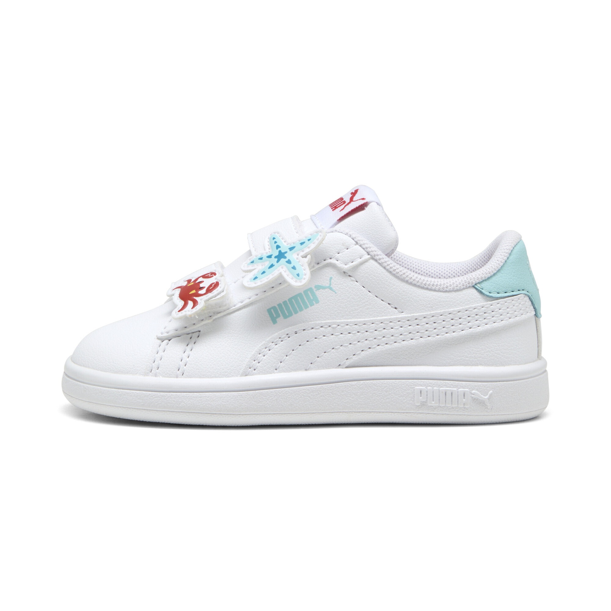PUMA Sneaker »Smash 3.0 Badges Sneakers Mädchen«