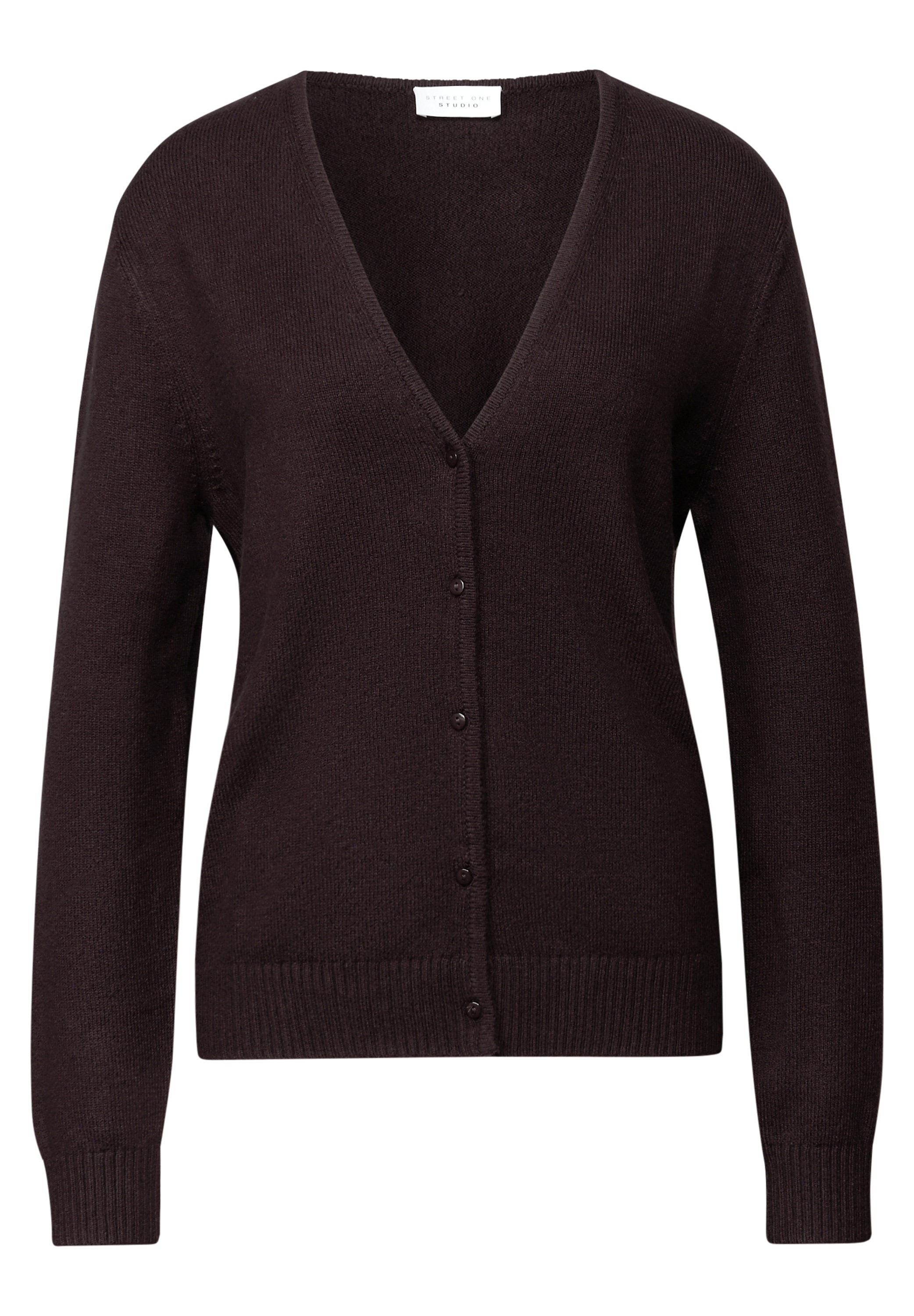 STREET ONE STUDIO Strickjacke, im soften Baumwoll-Mix