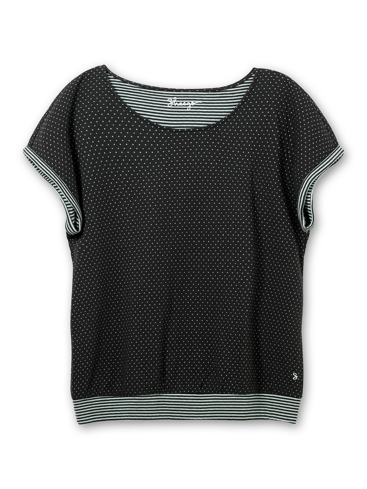 Sheego T-Shirt »Große Größen«, für BAUR | Baumwolle aus bestellen Mustermix, im