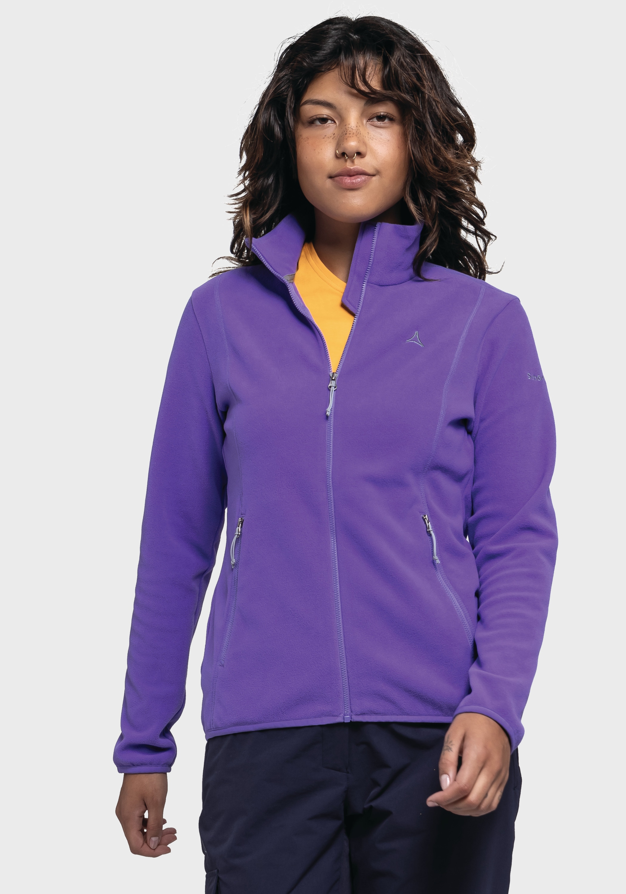 Schöffel Fleecejacke »Hiking Fleece Jk Style Ash WMS«, ohne Kapuze
