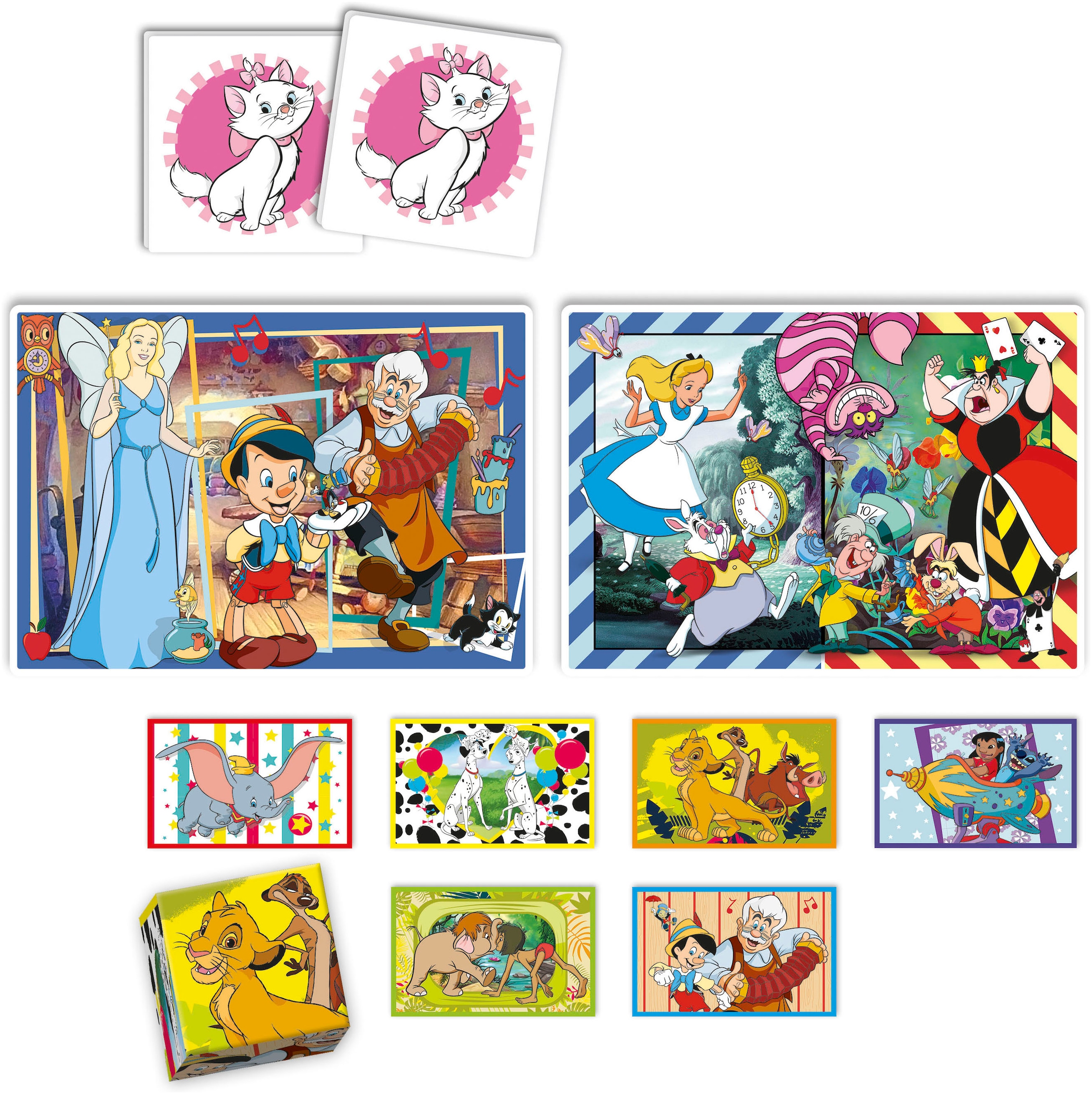 Clementoni® Puzzle »Edukit, 4n1, Disney Classics«, Made in Europe