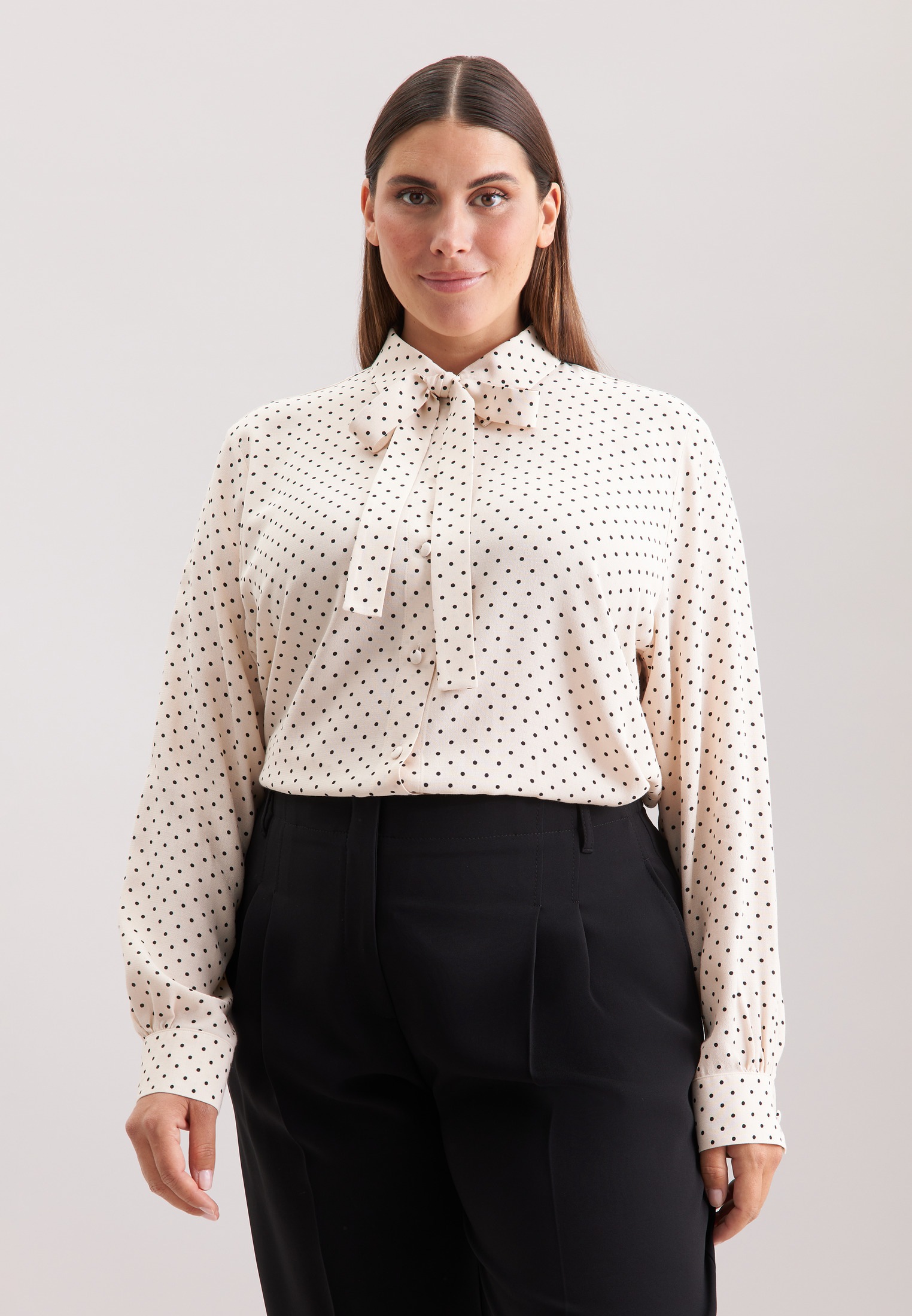 seidensticker Klassische Bluse "Schwarze Rose", 1/1 Druck günstig online kaufen