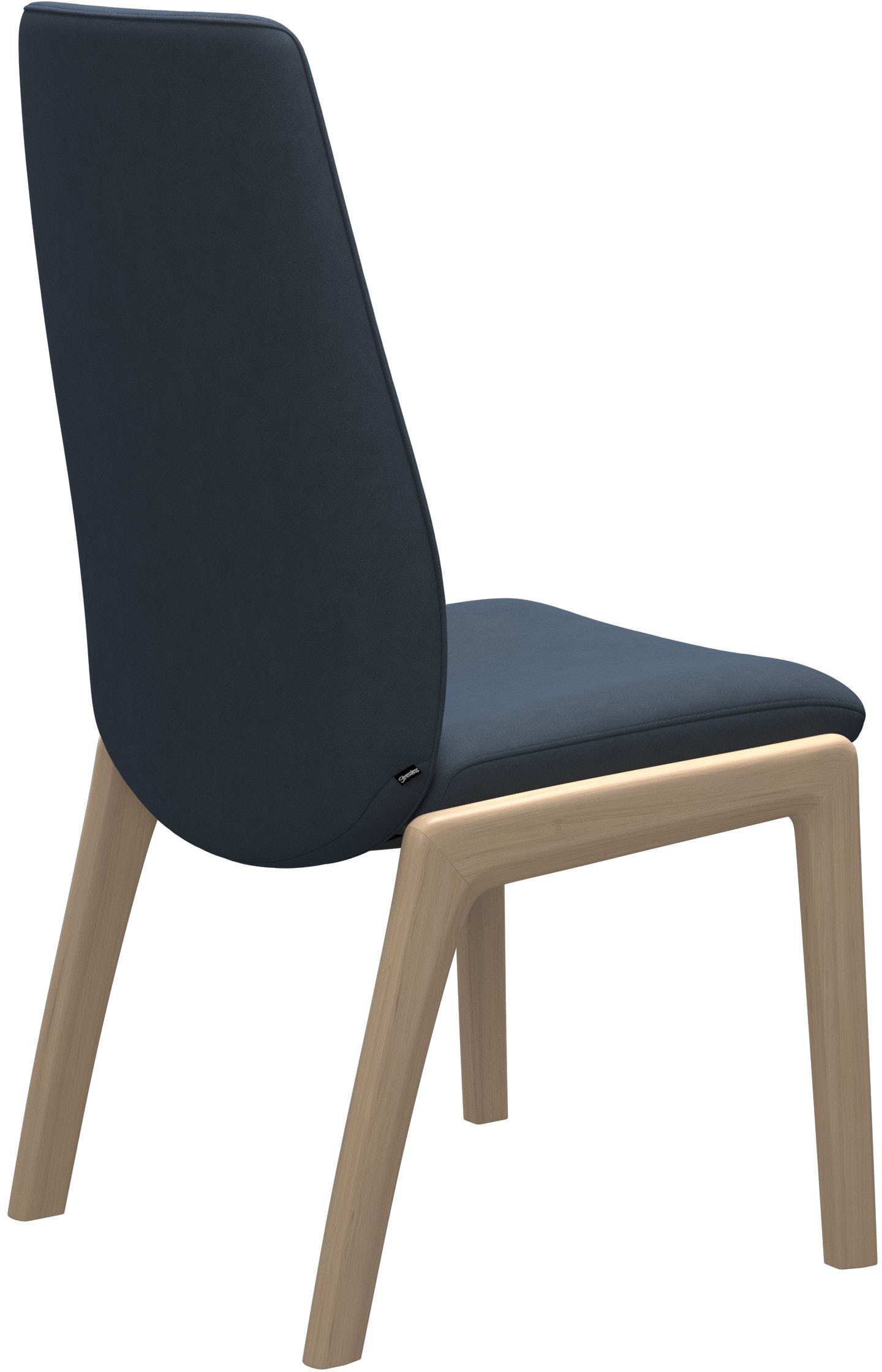 Stressless® Polsterstuhl »Laurel«, Microfaser DINAMICA, High Back, Größe L, mit abgerundeten Beinen in Eiche gekalkt