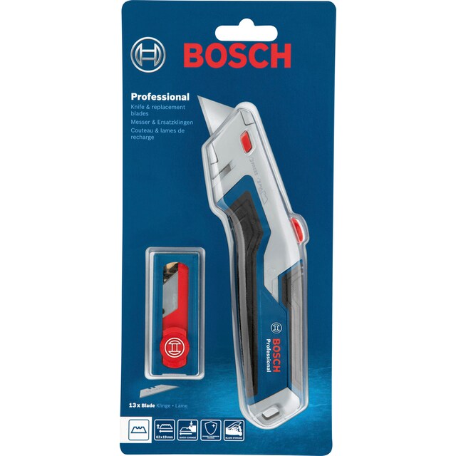 Bosch Professional Teppichmesser »(1600A027M5)«, inkl. 10 Ersatzklingen 62  x 19 mm bestellen | BAUR