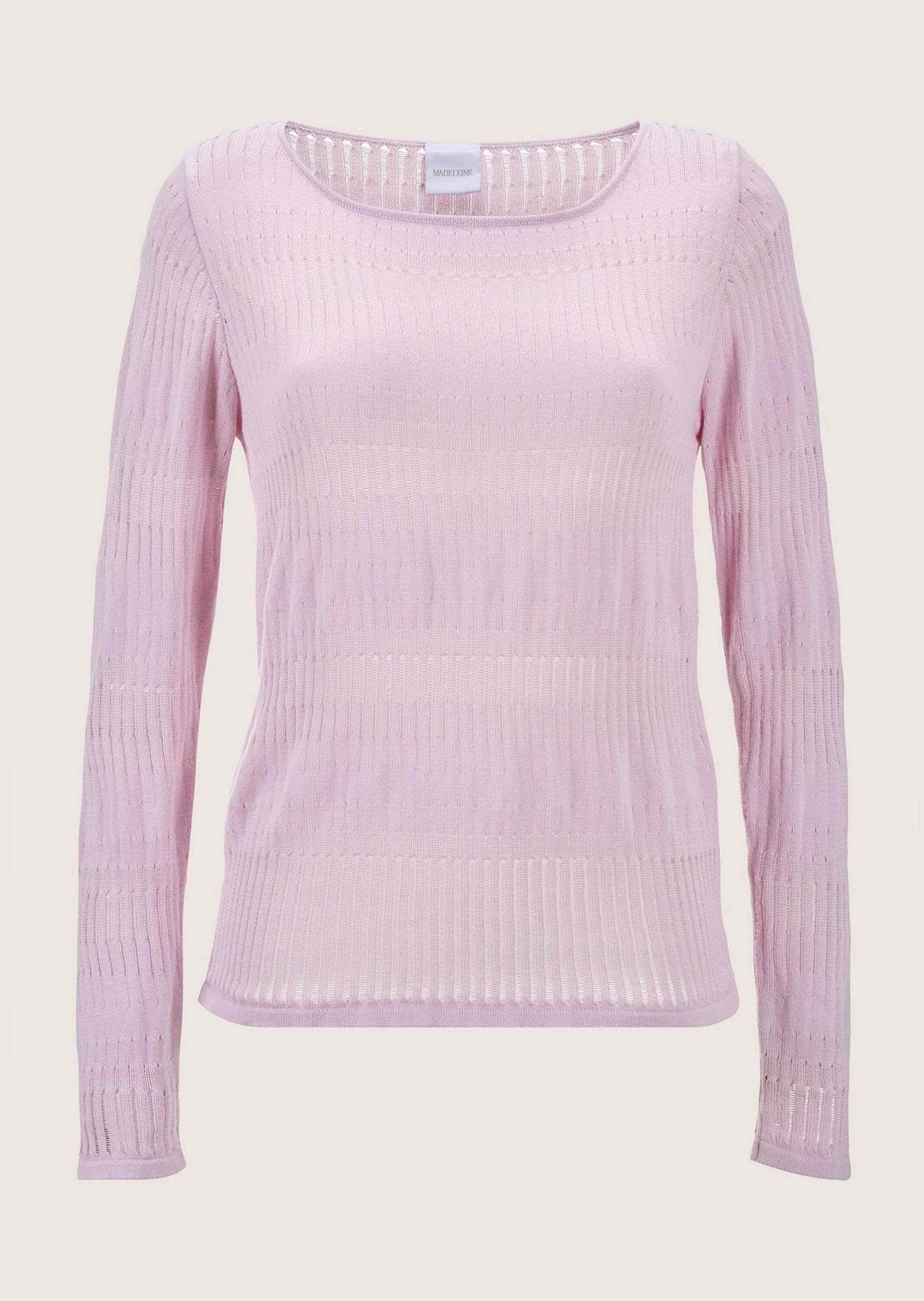 MADELEINE Longpullover "Pullover Rundhals-Pullover im Muster-Mix" günstig online kaufen