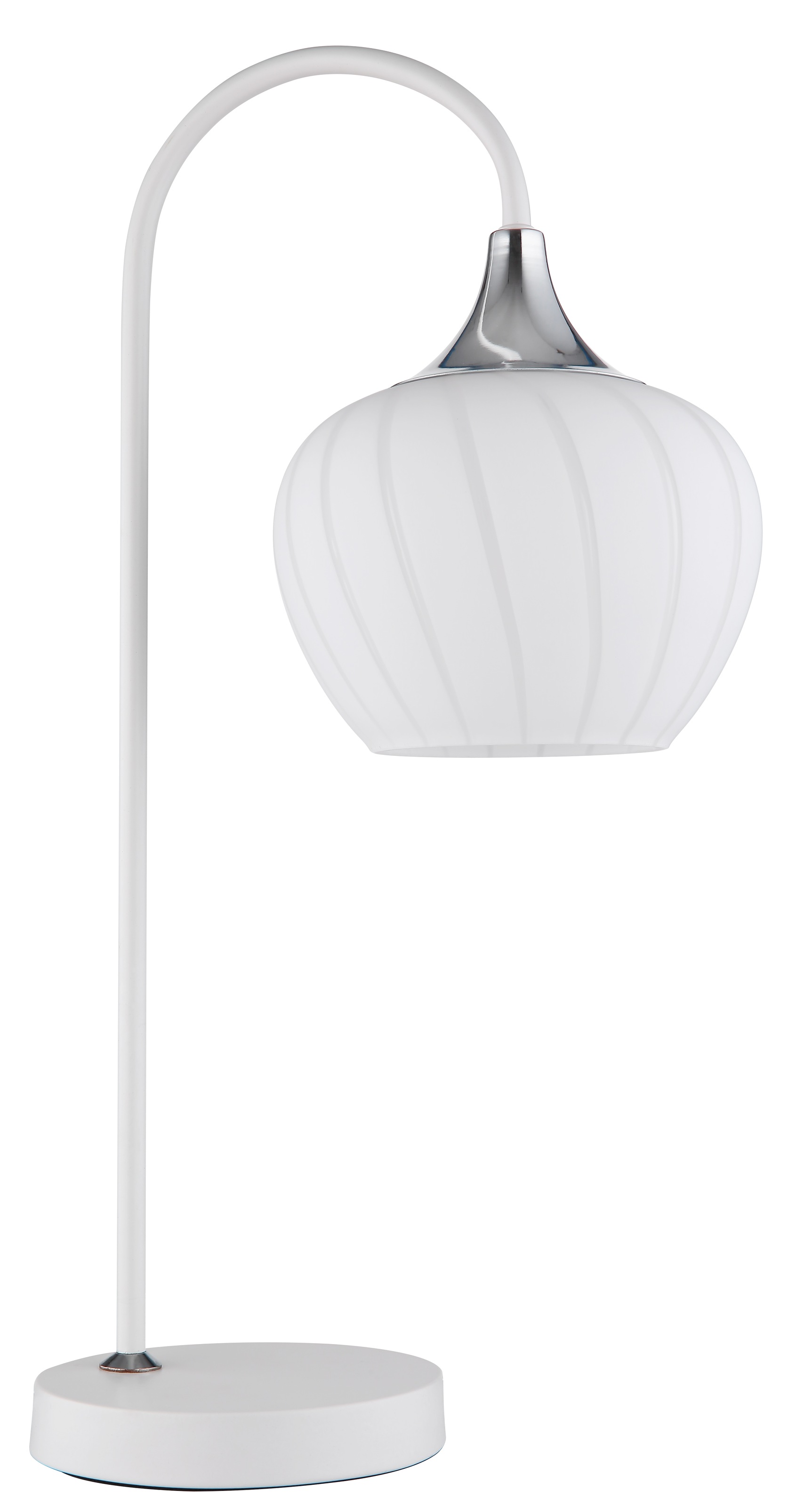 GLOBO LIGHTING Tischleuchte »MAXY«, Leuchtmittel E27 | ohne Leuchtmittel, Tischlampe/Glas opal/modern/Wohnzimmer/Schlafzimmer