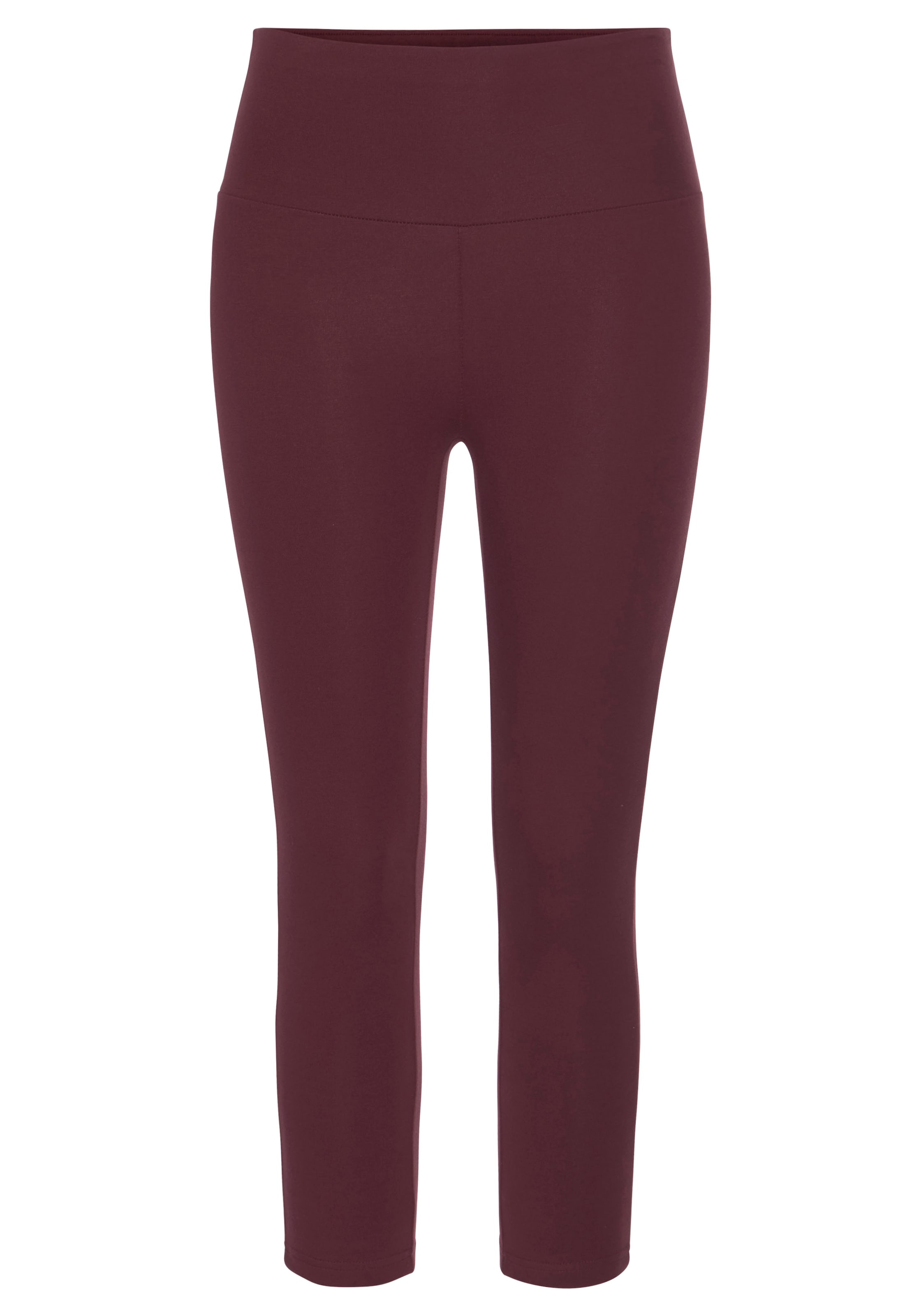 LASCANA Caprileggings, mit breitem weichem Bündchen, Loungewear günstig online kaufen