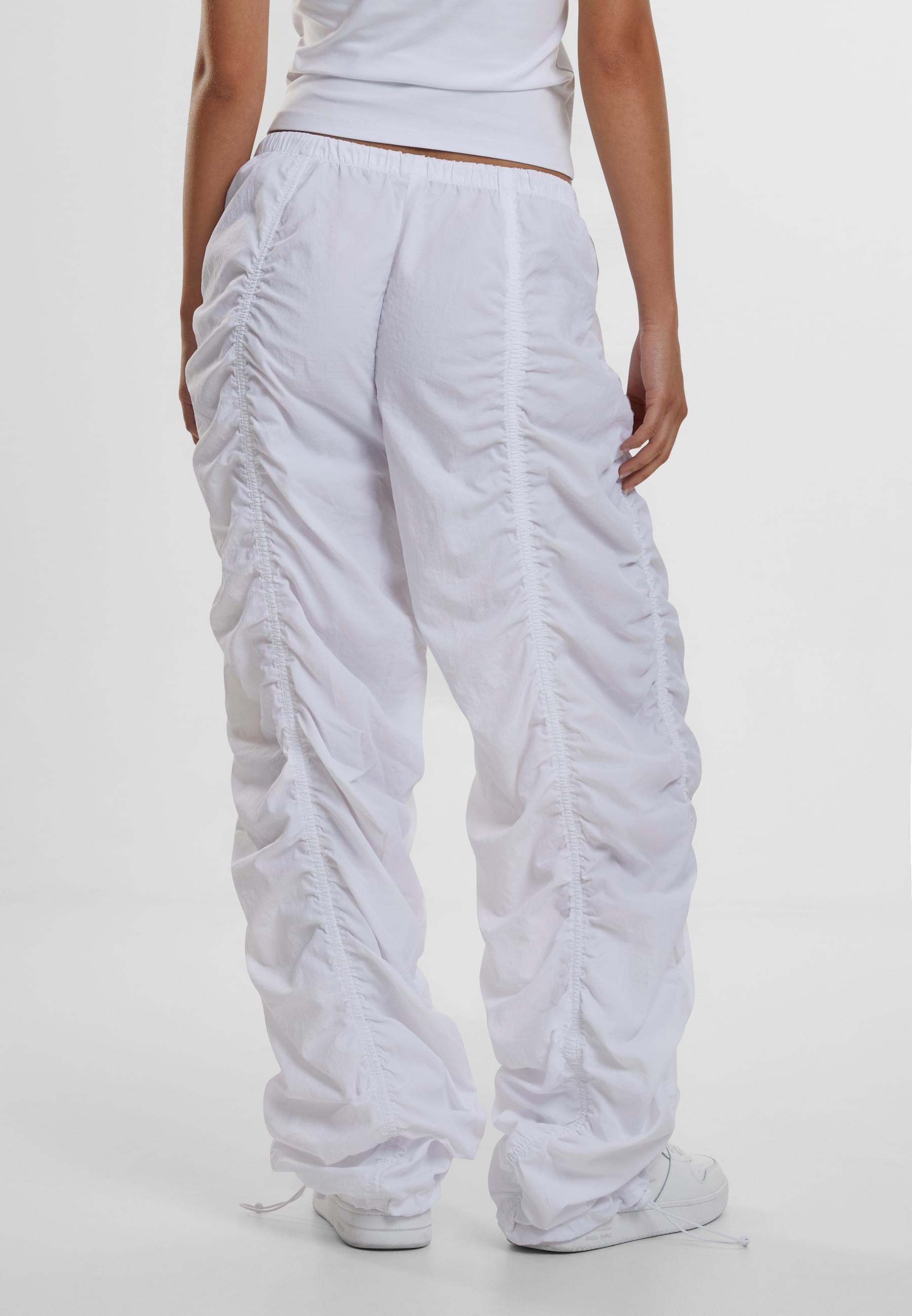 Karl Kani Stoffhose »Karl Kani Damen Small Signature Gathering Parachute Pants«, (1 tlg.)
