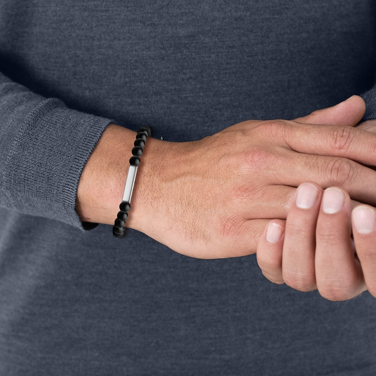 Männerglanz Armband »AV327« mit Achat