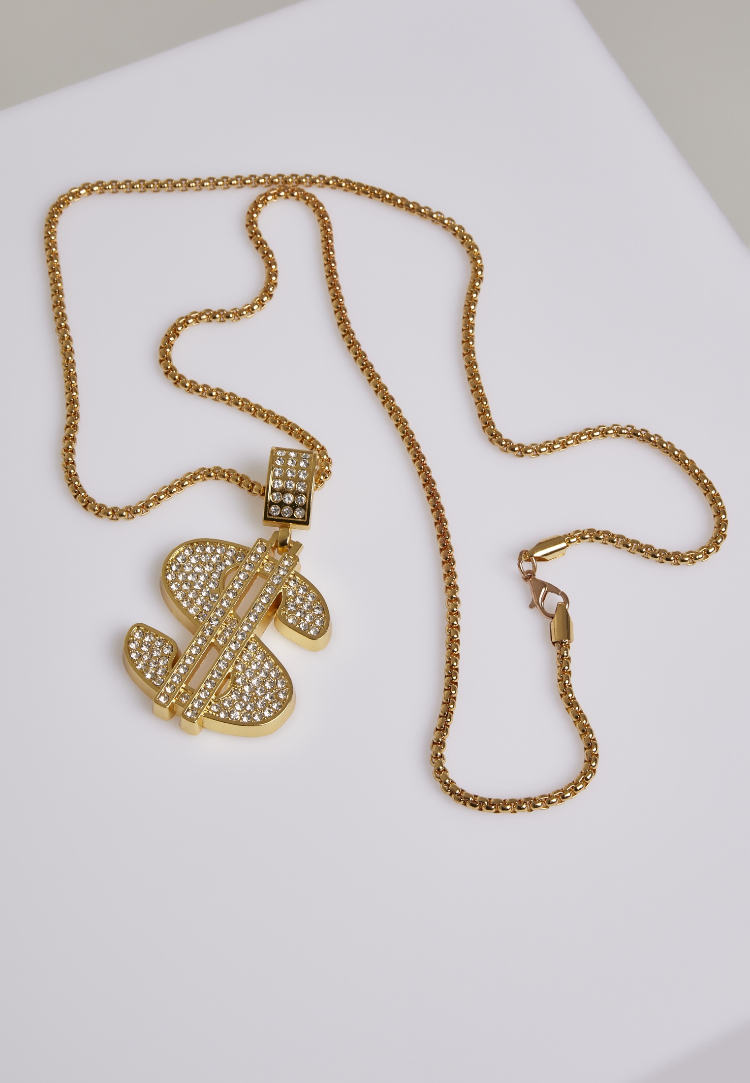 URBAN CLASSICS Edelstahlkette »Accessoires Dollar Necklace« online  bestellen | BAUR