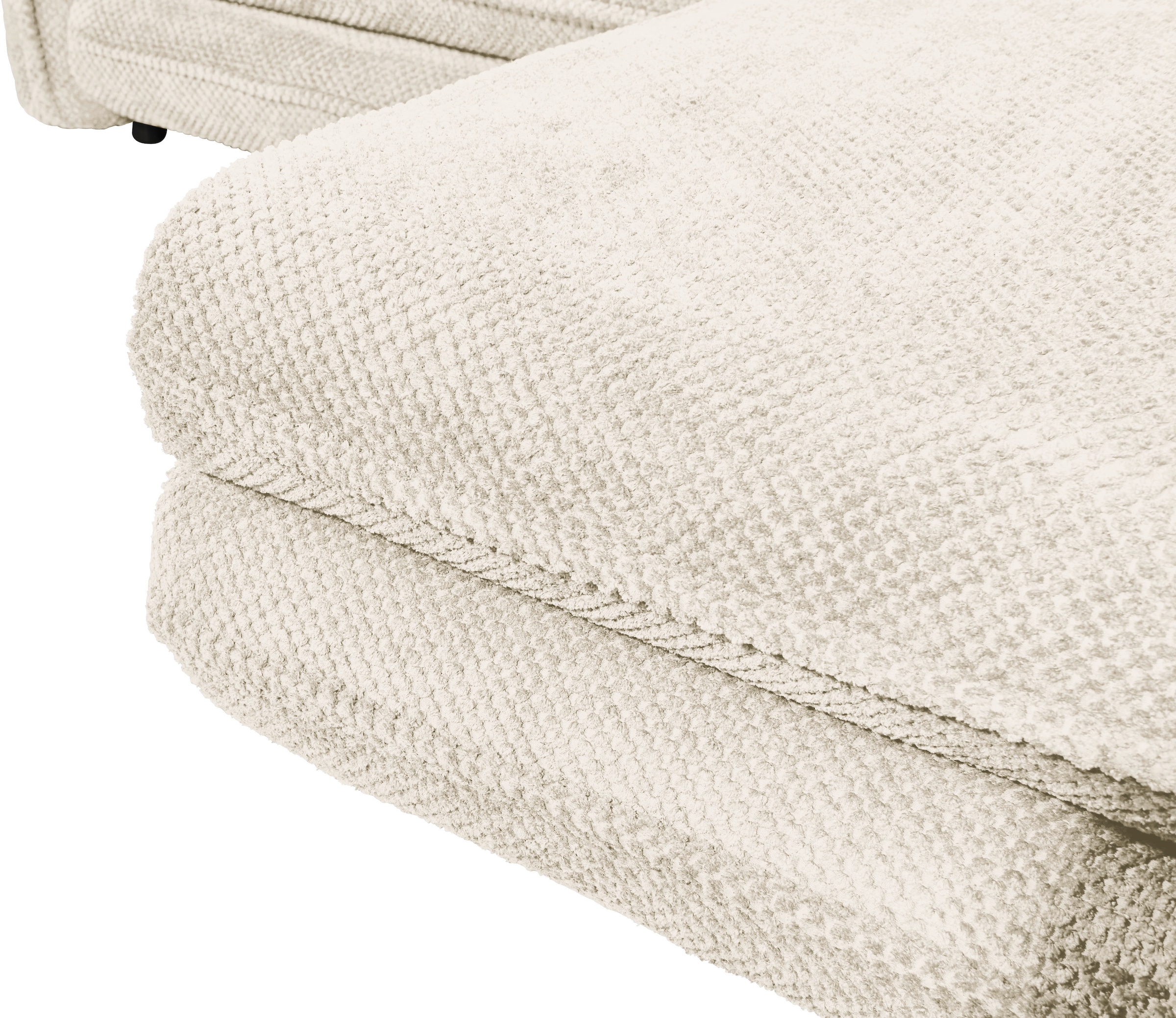 ED EXCITING DESIGN Ecksofa »Stanley L-Form«, mit Bettfunktion, Bettkasten & 2 Zierkissen