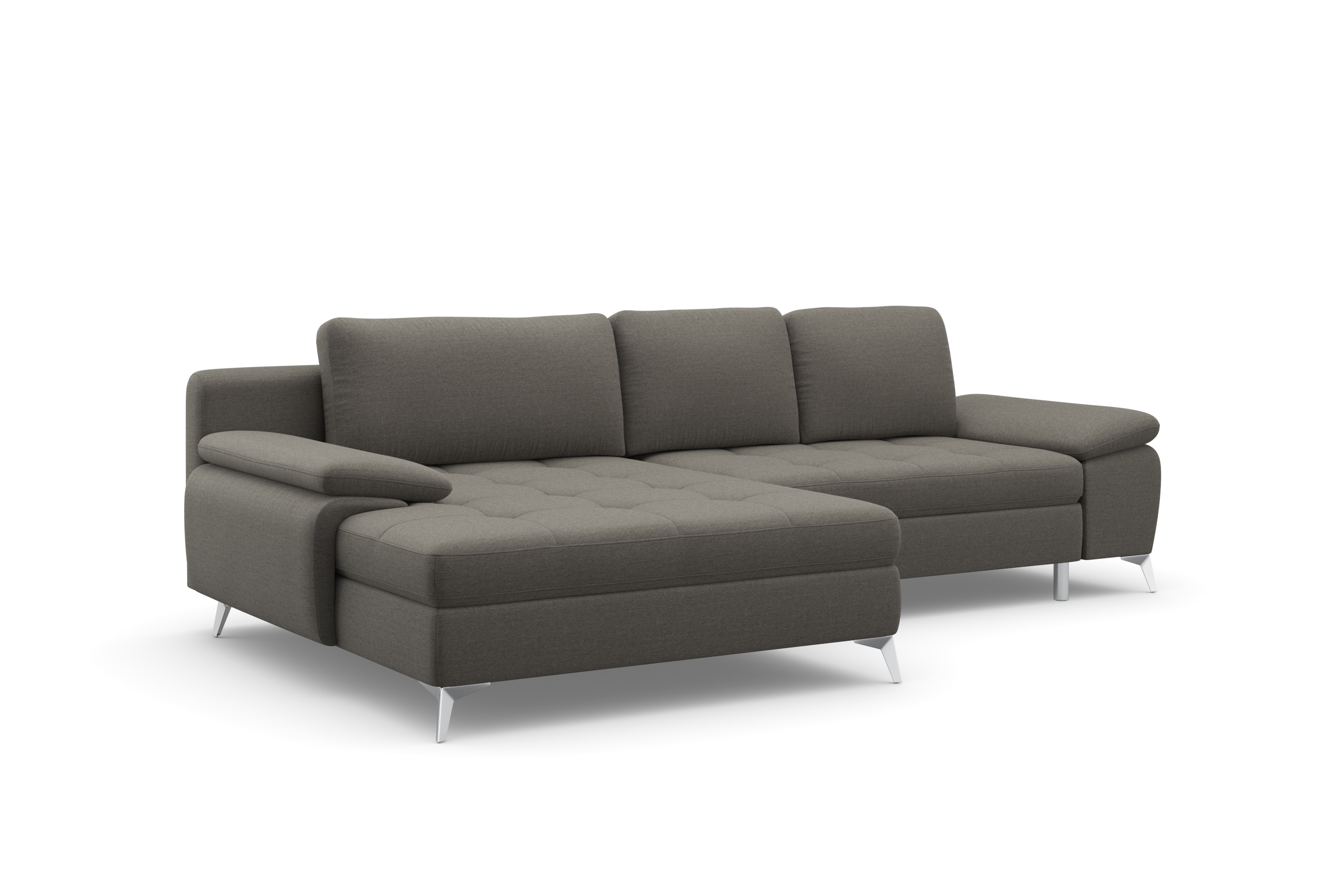 Thumbnail - sit&more Ecksofa "Latigo L-Form" mit Mega-Recamiere, wahlweise mit Bettfunktion und Bettkasten