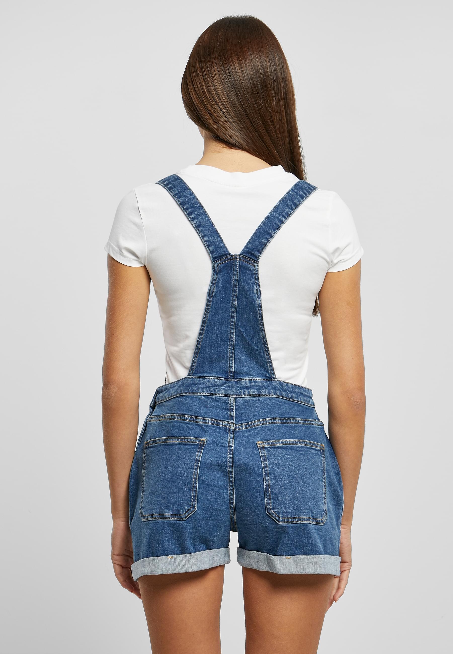 URBAN CLASSICS Jumpsuit »Urban Classics Damen Ladies Organic Short Dungaree«, (1 tlg.)