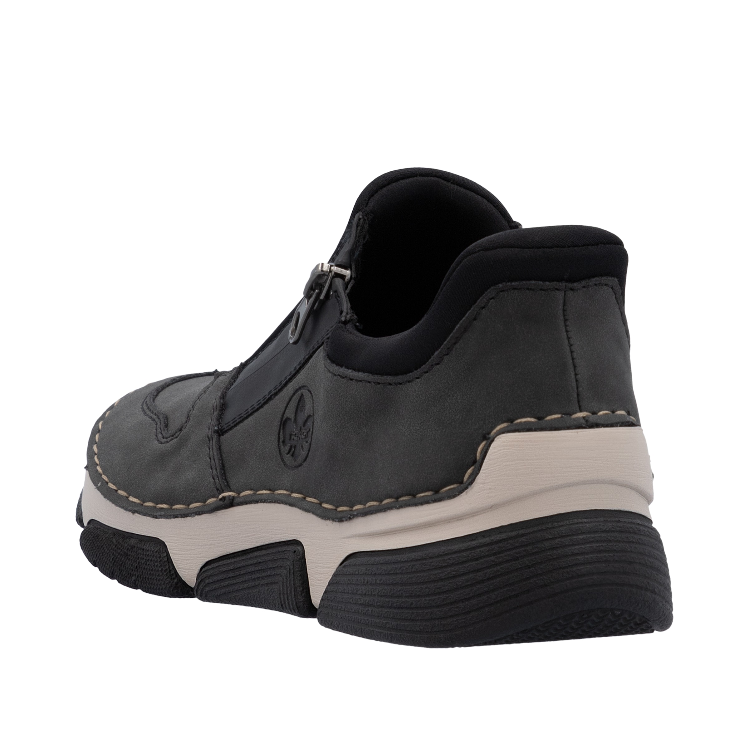 Rieker Slip-On Sneaker »Ready2GO«, Halbschuh, Freizeitsneaker mit seitlichem Reißverschluss