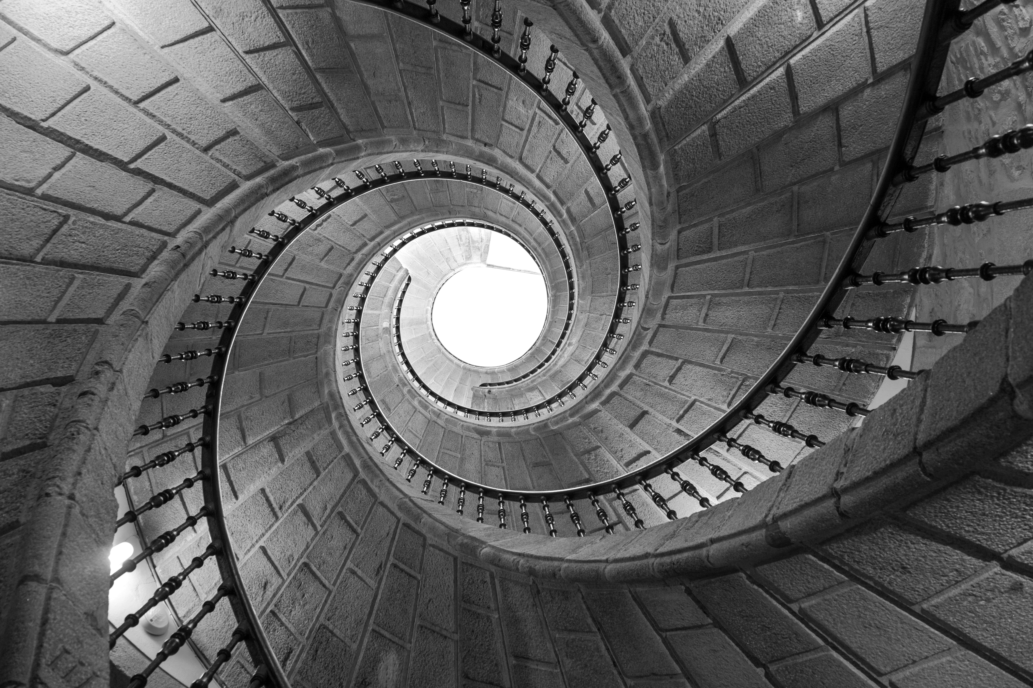 Papermoon "Treppen Schwarz Weiß"