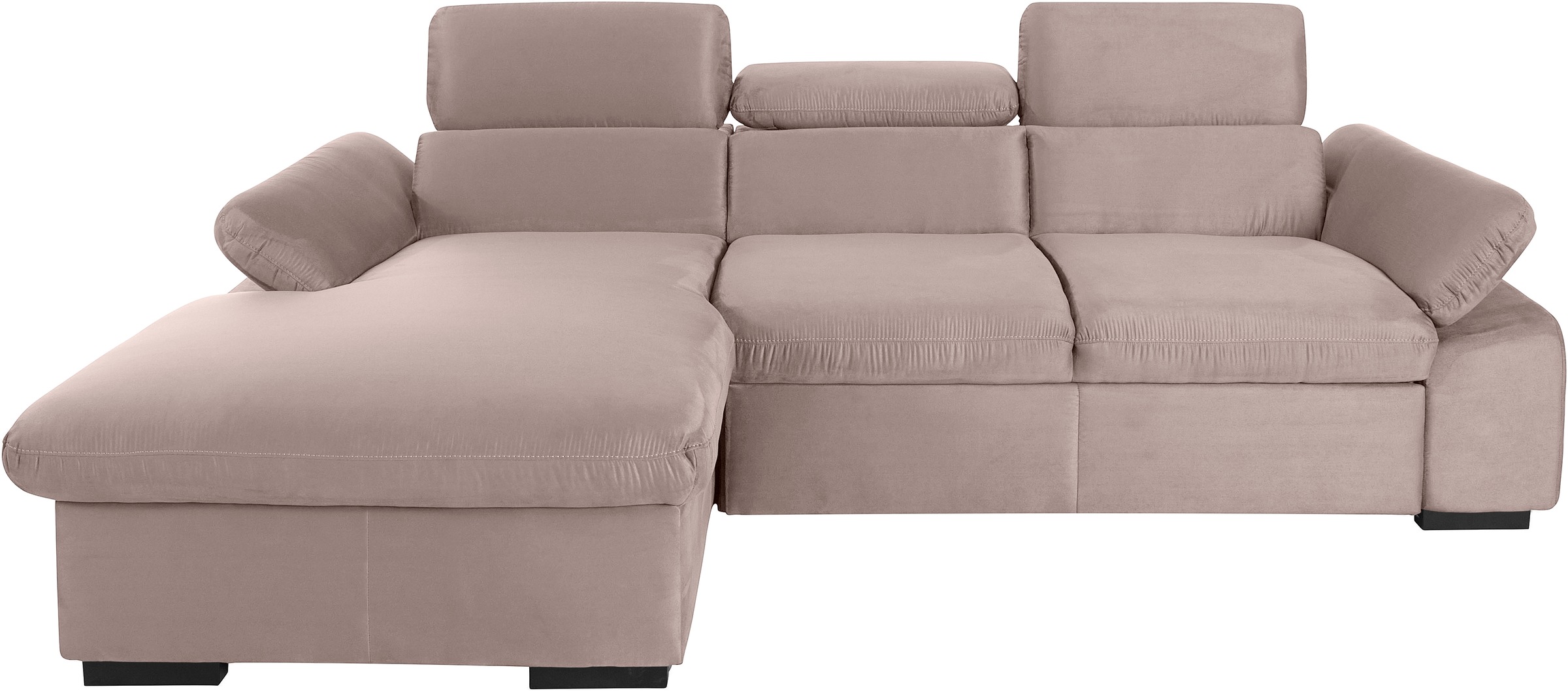 COTTA Ecksofa "Lola L-Form mit Kopfteilfunktion & Hocker", (Set, mit Hocker günstig online kaufen