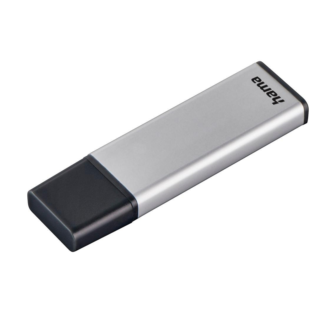 HAMA USB-Stick "Classic, USB 3.0", 64 GB, silber, USB-Sticks