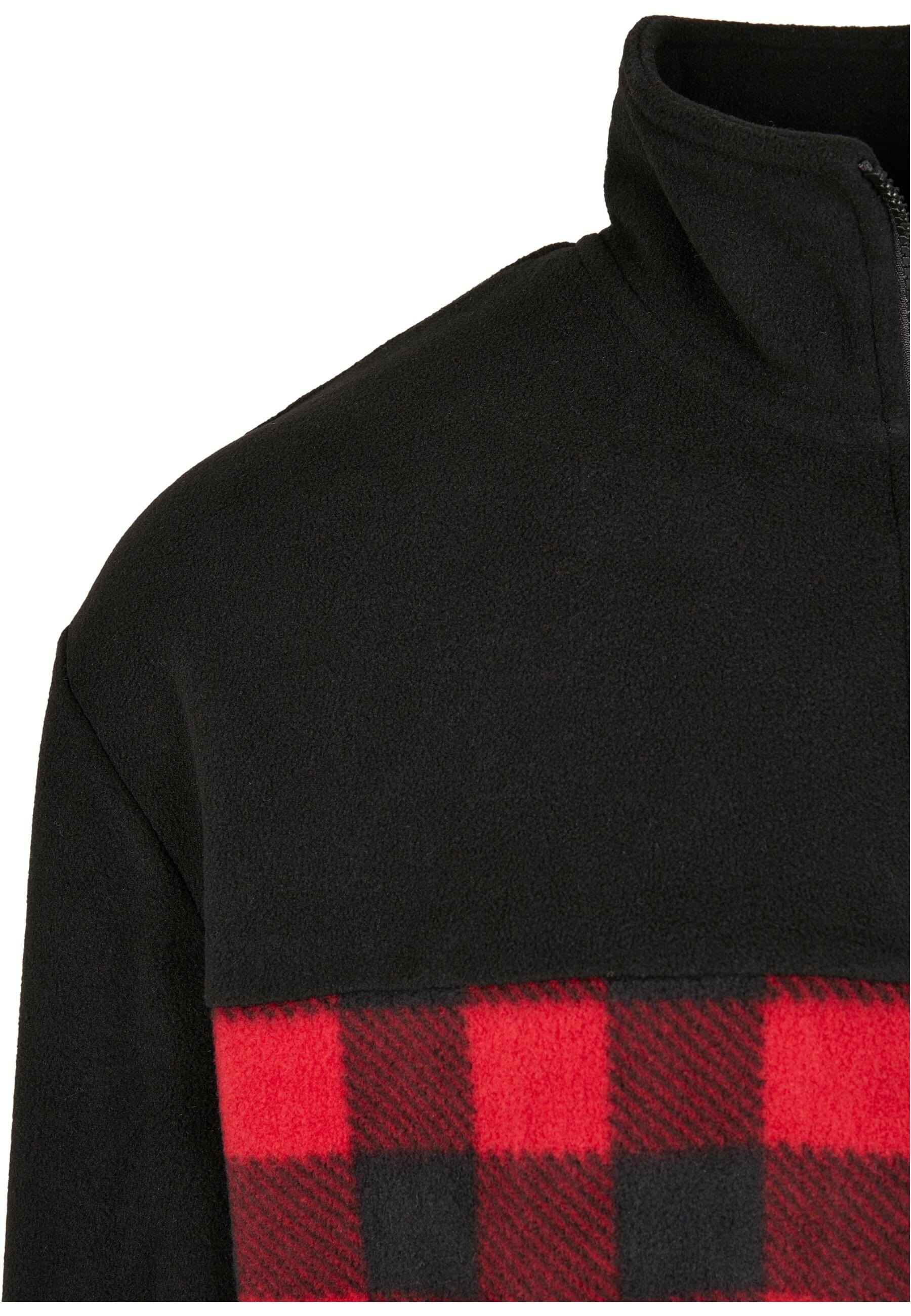 URBAN CLASSICS Winterjacke »Urban Classics Herren Patterned Polar Fleece Track Jacket«, (1 St.), mit Kapuze