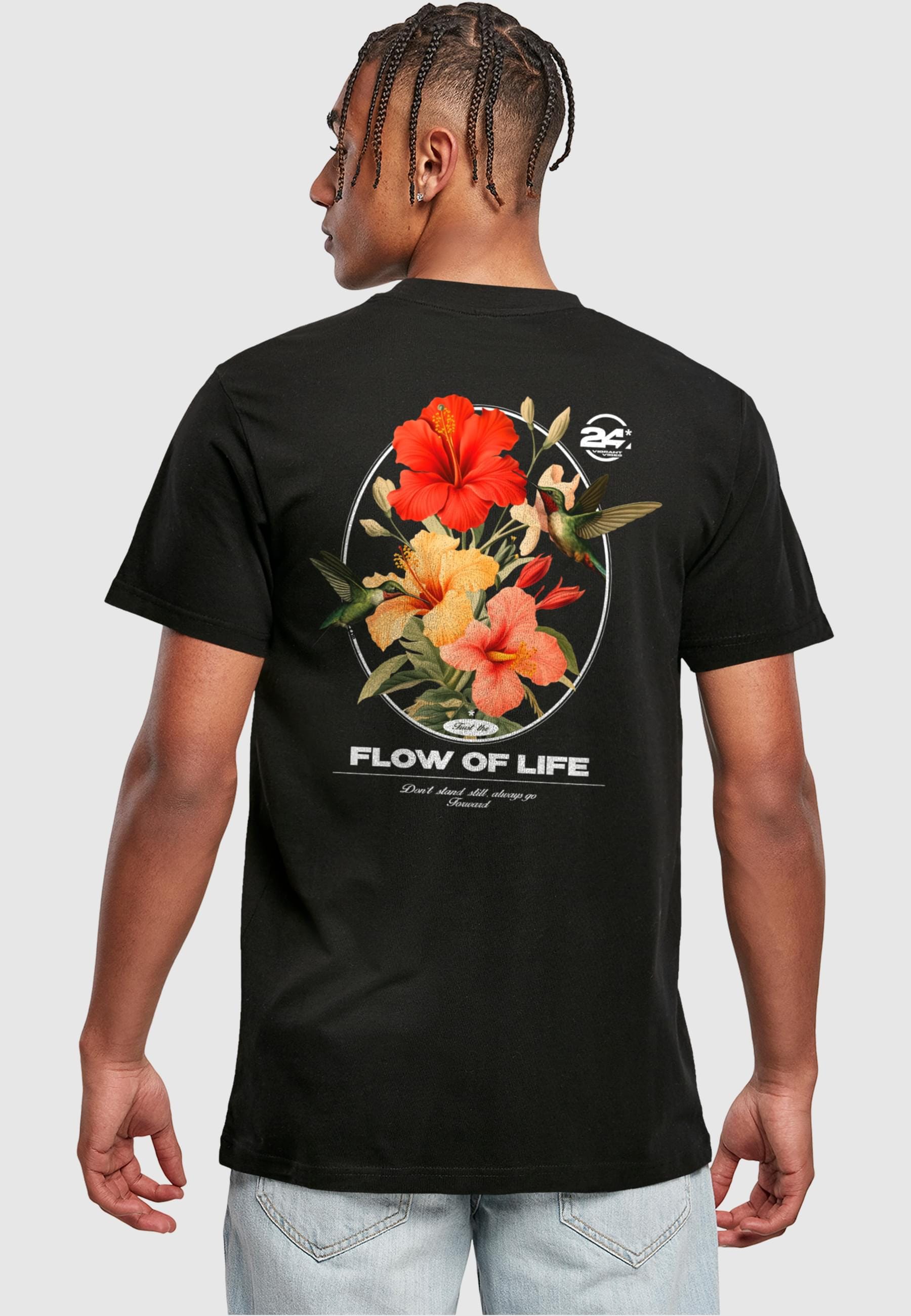 MisterTee T-Shirt »MisterTee Herren Flow Of Live Tee«, (1 tlg.)