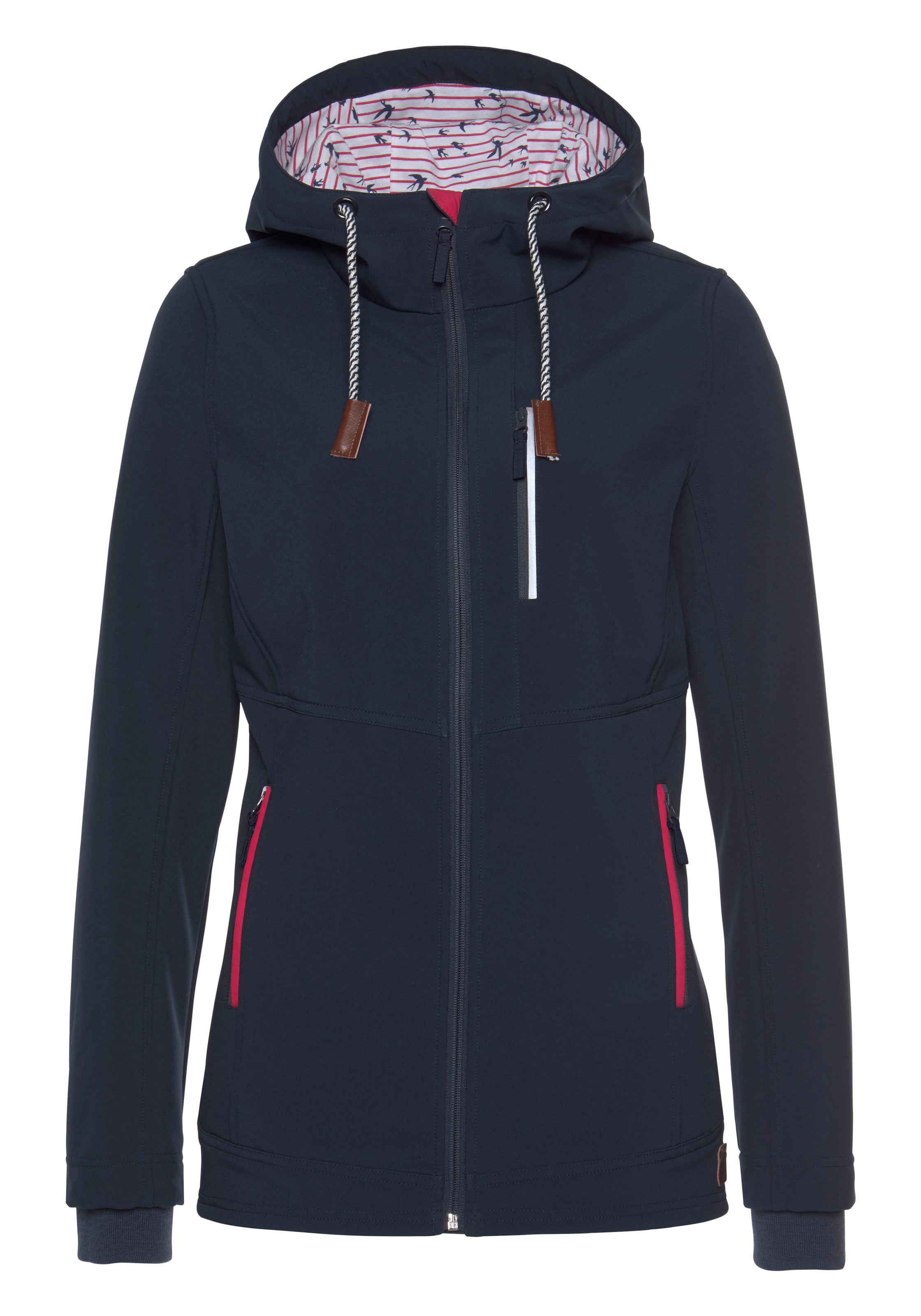 Ocean Sportswear Softshelljacke »aus recyceltem Polyester«, mit Kapuze