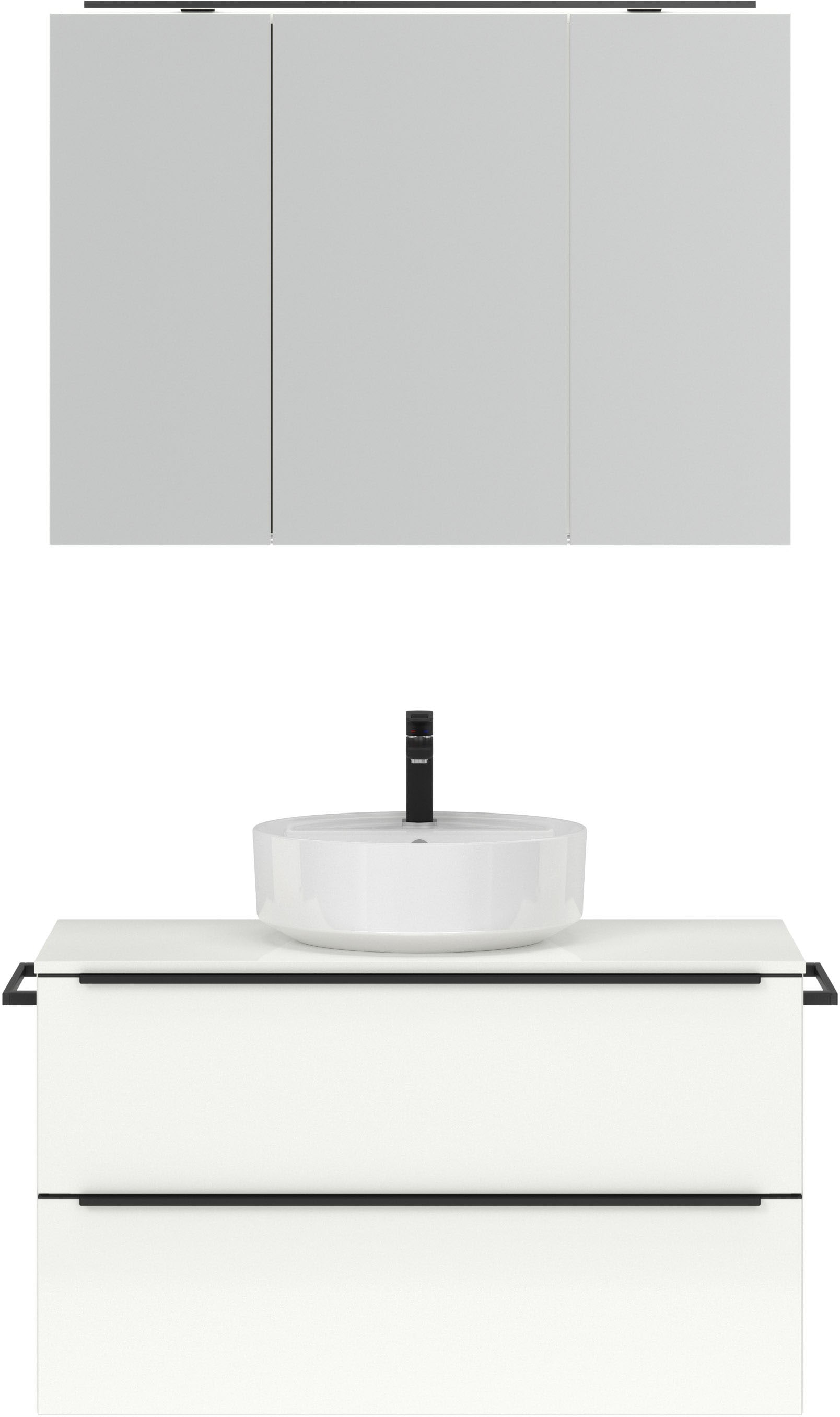 nobilia Badmöbel-Set "Alvene" vormontiert, mit Soft-Close, 2 Stk. tlg. günstig online kaufen