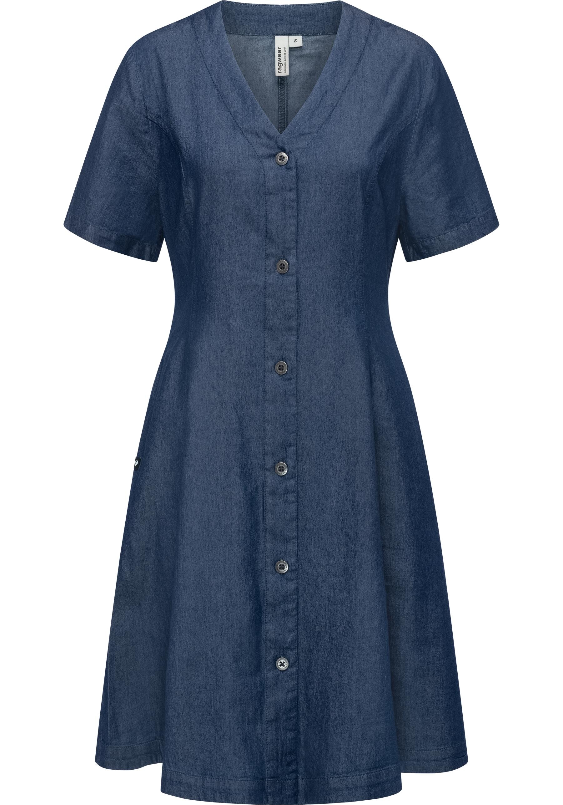 Ragwear Sommerkleid "Kveeda Denim", Sommerliches Minikleid mit Schleife am günstig online kaufen